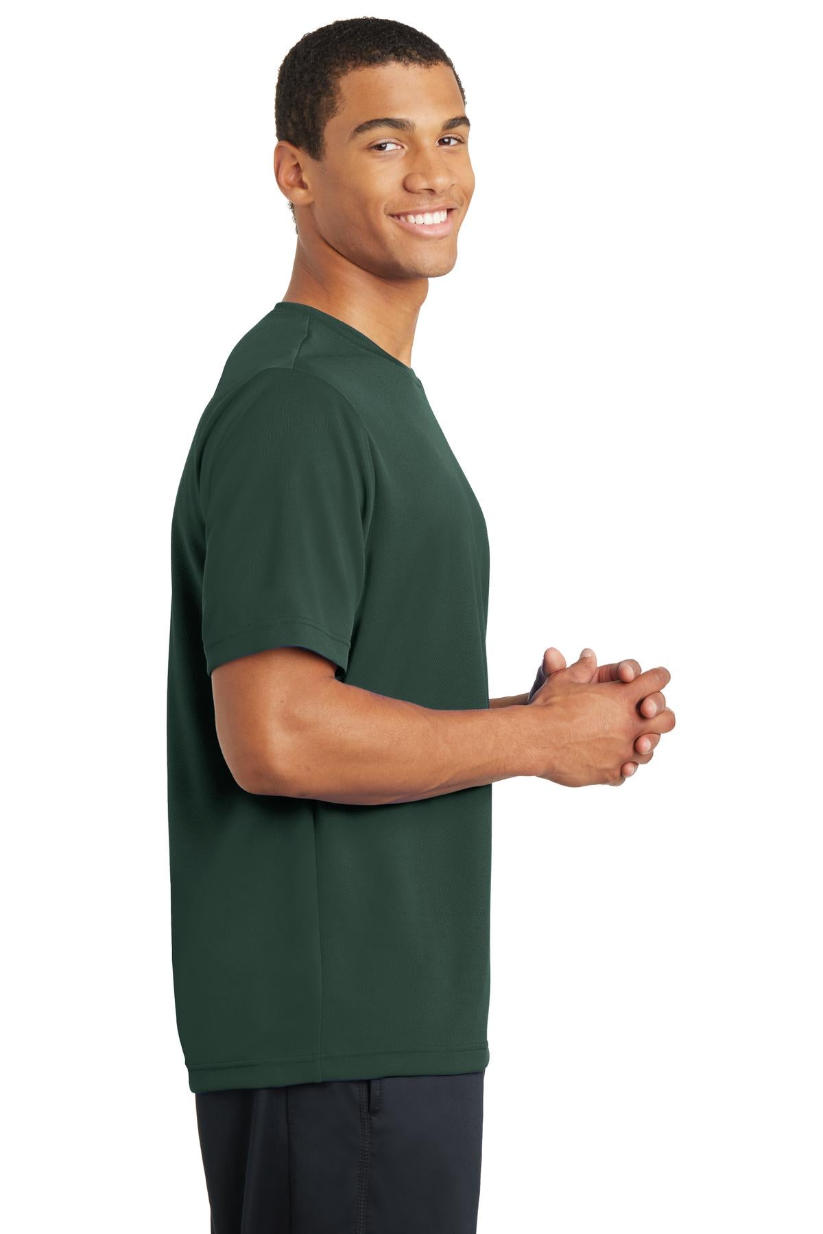 Dk Forest Grn Sport-Tek PosiCharge RacerMesh Tee. ST340