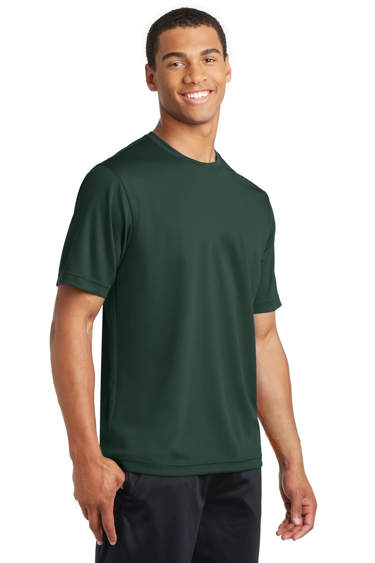 Dk Forest Grn Sport-Tek PosiCharge RacerMesh Tee. ST340
