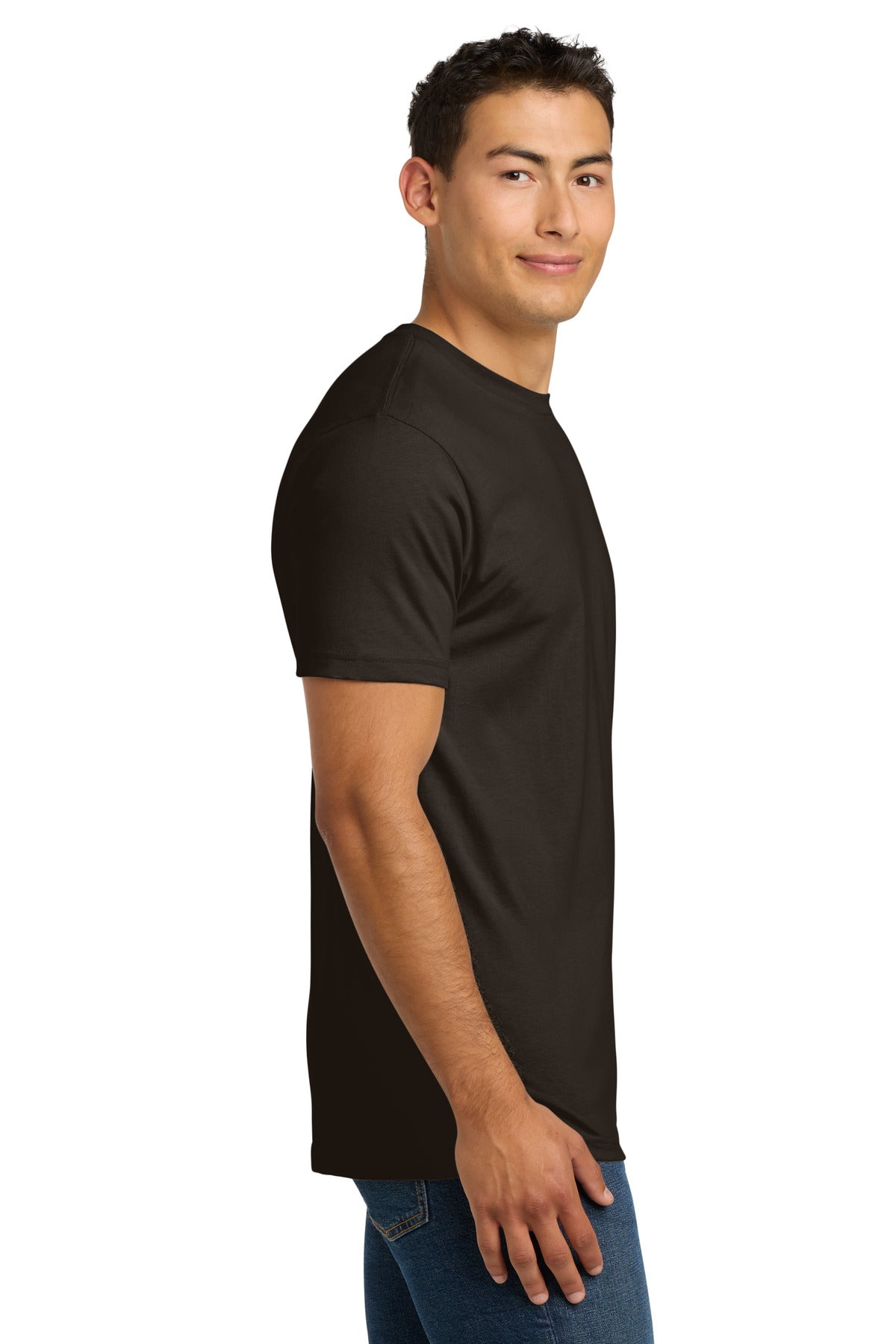 DKChocolte Next Level Apparel Adult Cotton Tee. NL3600
