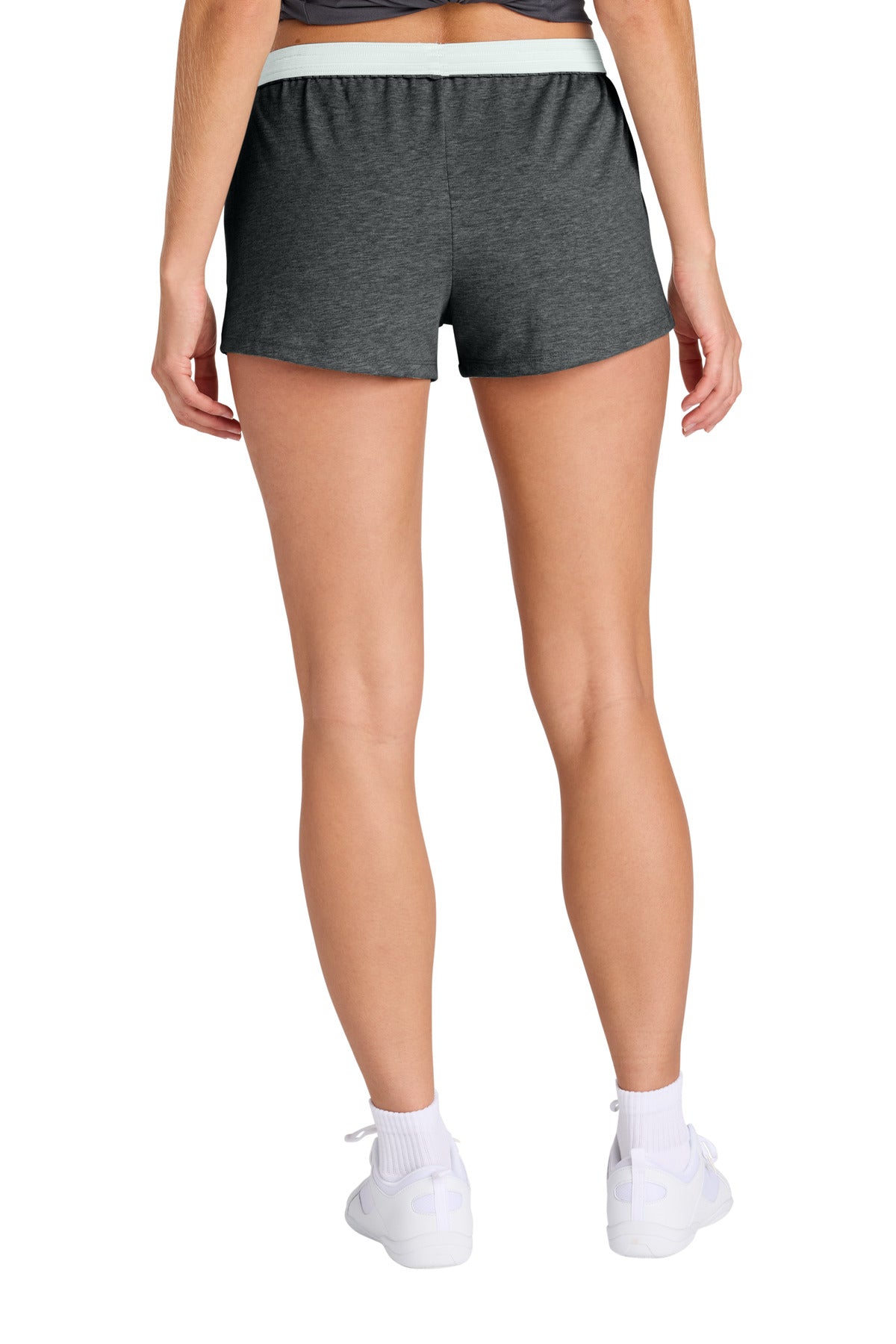 DkGyHthr Sport-Tek Women's Jersey Knit Squad Short LST311
