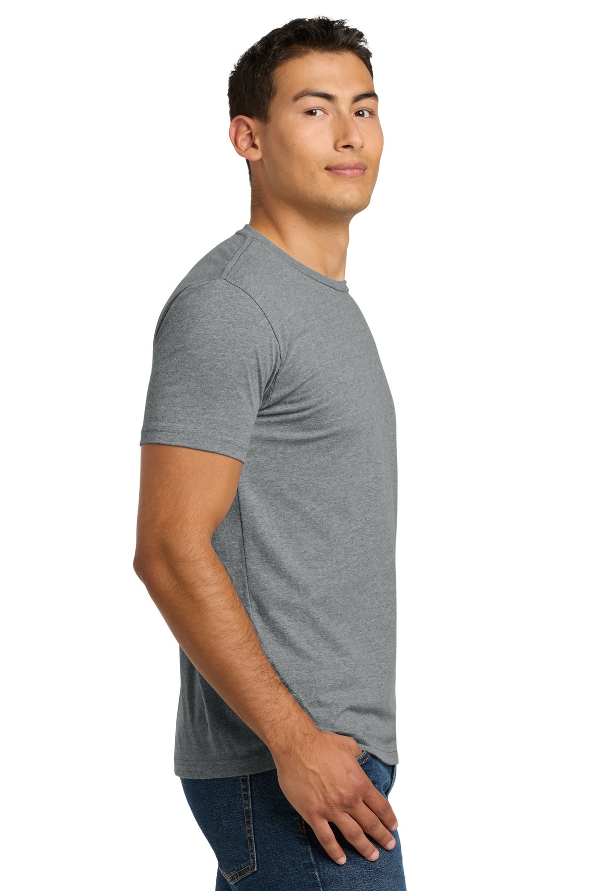 DkHtGray Next Level Apparel Adult CVC Tee. NL6210