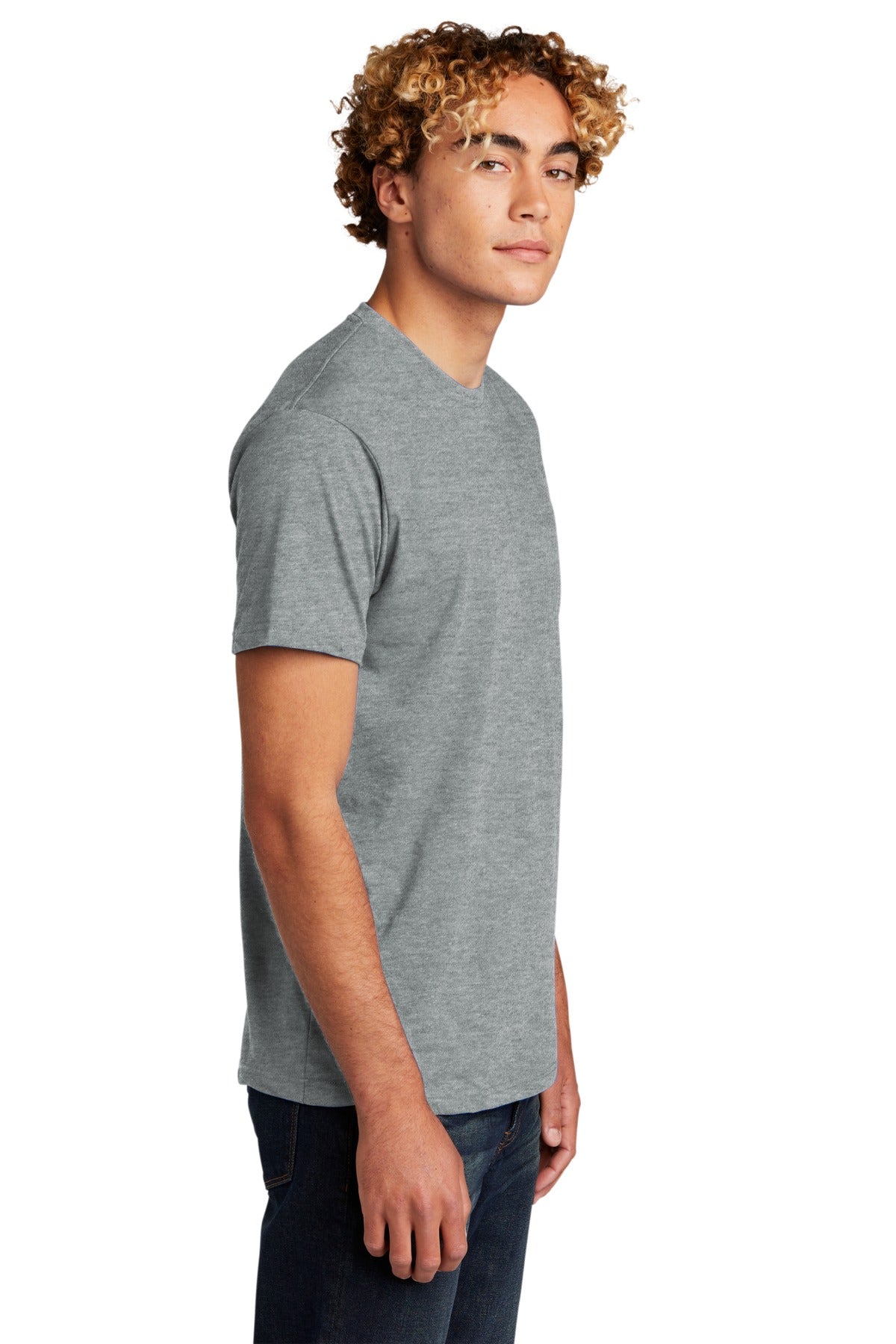 DkHtGray Next Level Apparel Adult CVC Tee. NL6210