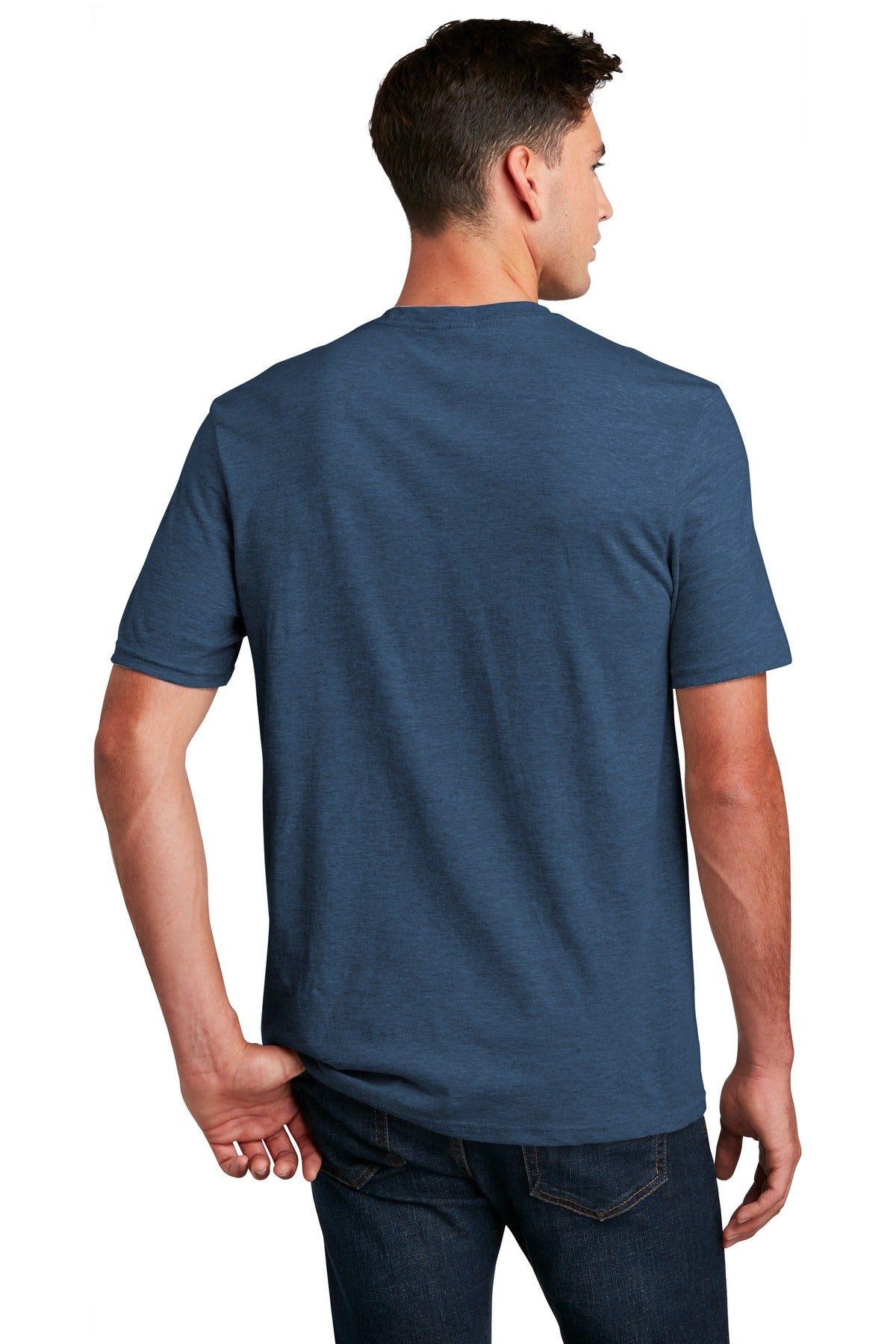 Dp Royal Fleck District Perfect Blend CVC Tee. DM108