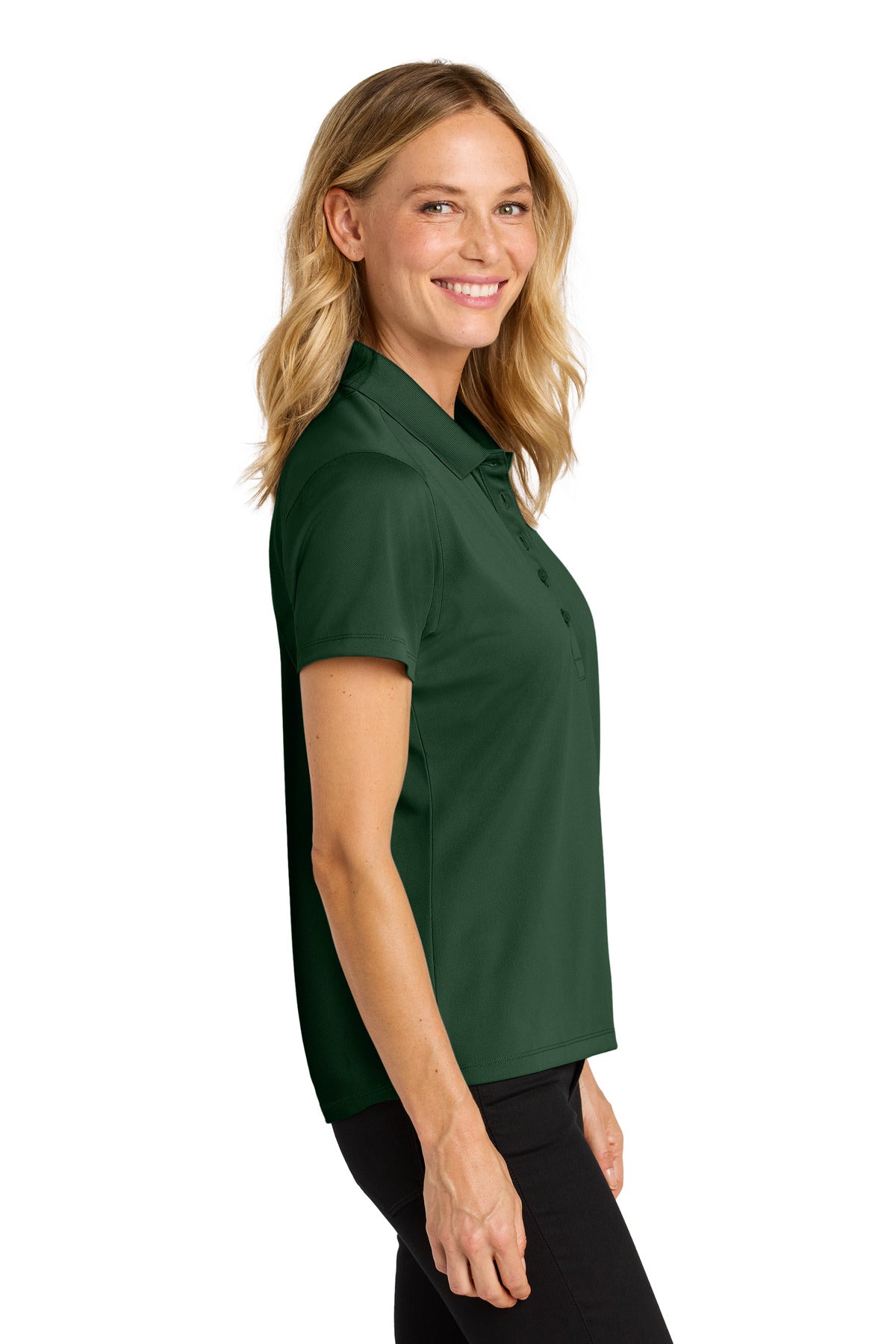 DpForGrn Port Authority Women's Wearever Performance Pique Polo LK240
