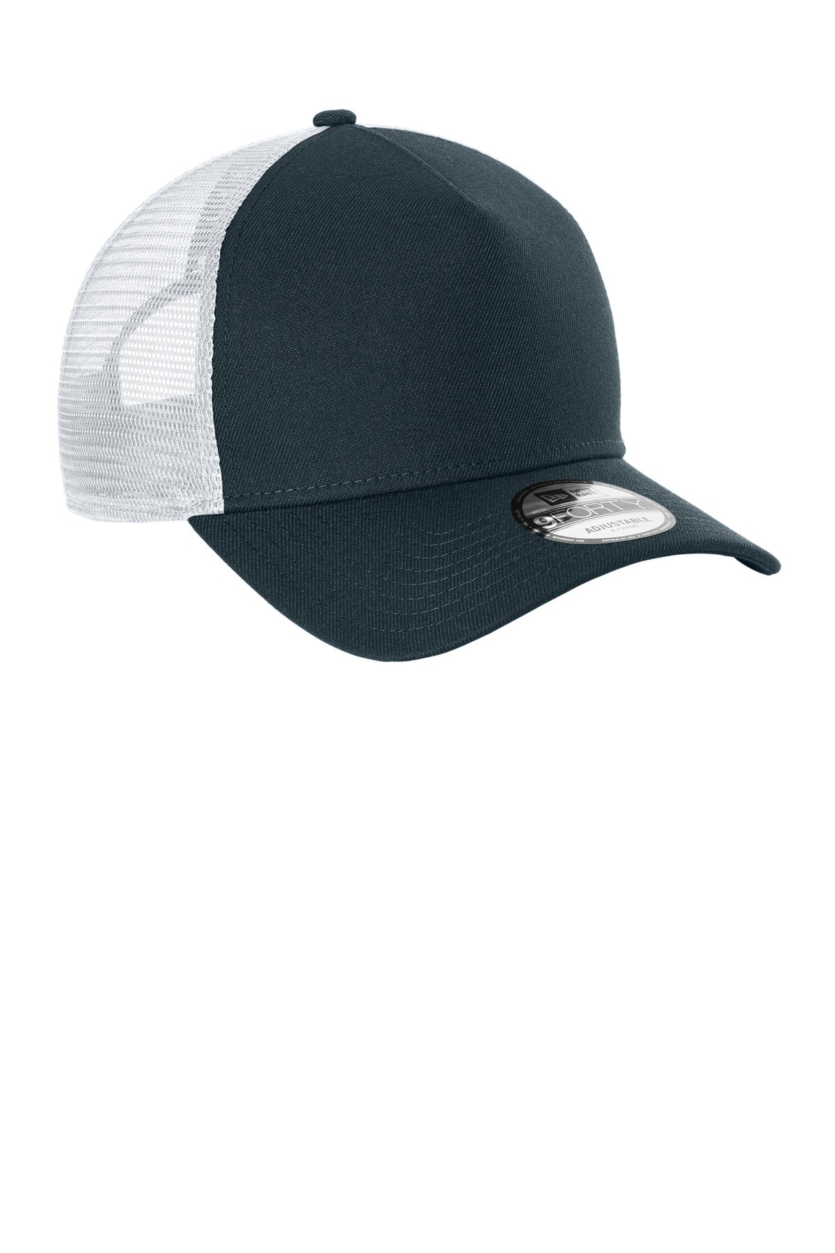 DpNv/White New Era A-Frame Snapback Mesh Back Cap NE212