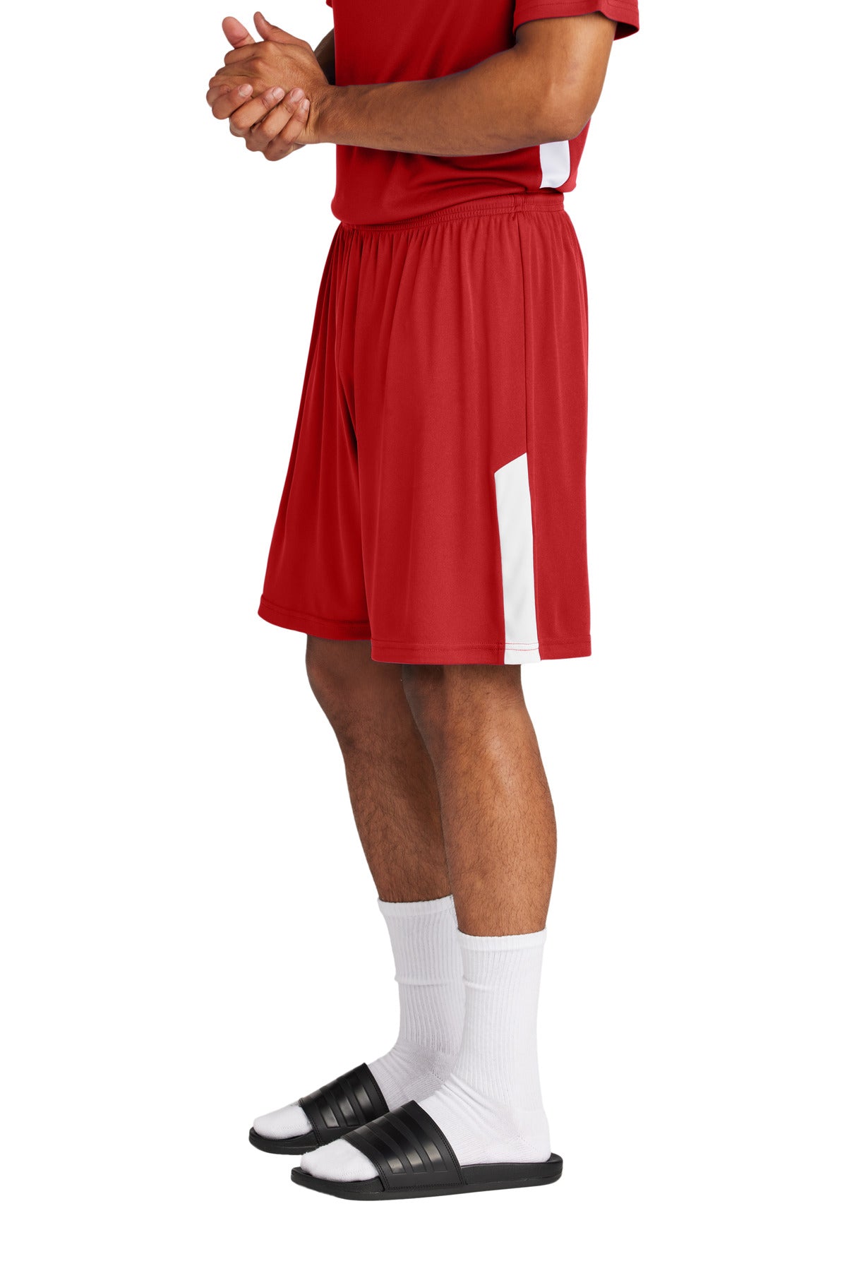 DpRd/Wht Sport-Tek Competitor United 7" Short ST103