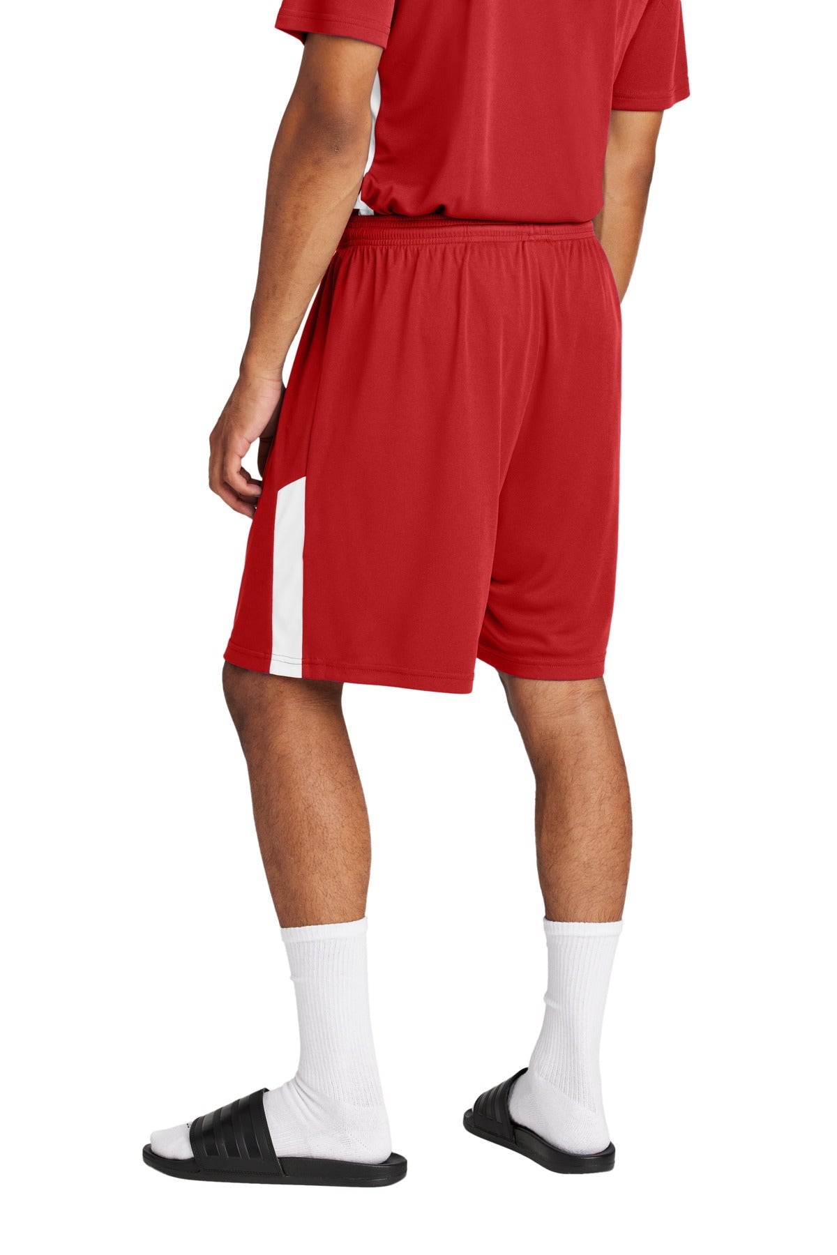 DpRd/Wht Sport-Tek Competitor United 7" Short ST103