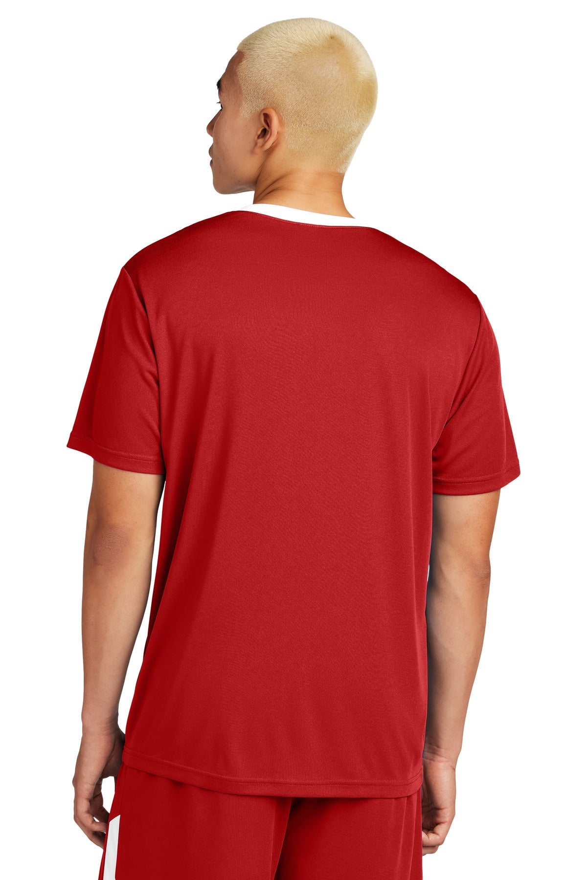 DpRd/Wht Sport-Tek Competitor United Crew ST100