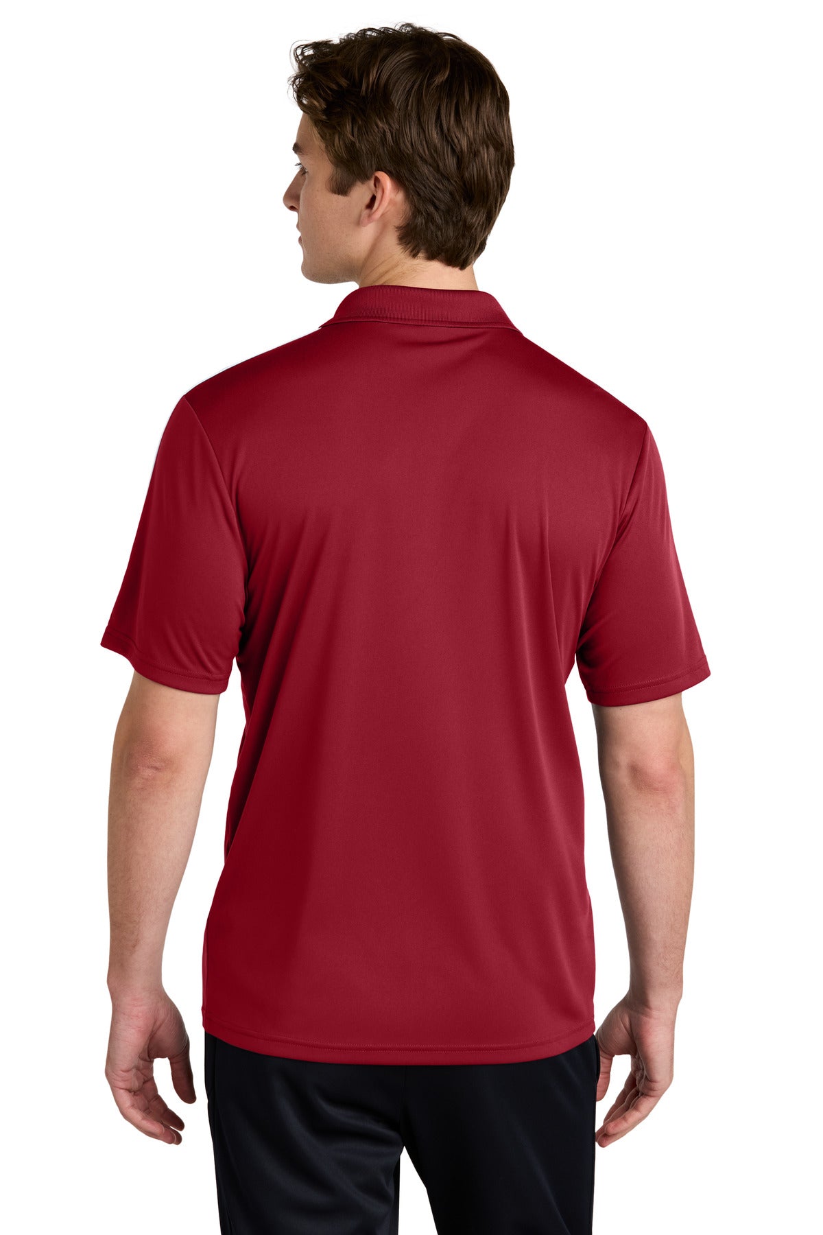 DpRd/Wht Sport-Tek Competitor United Polo ST104