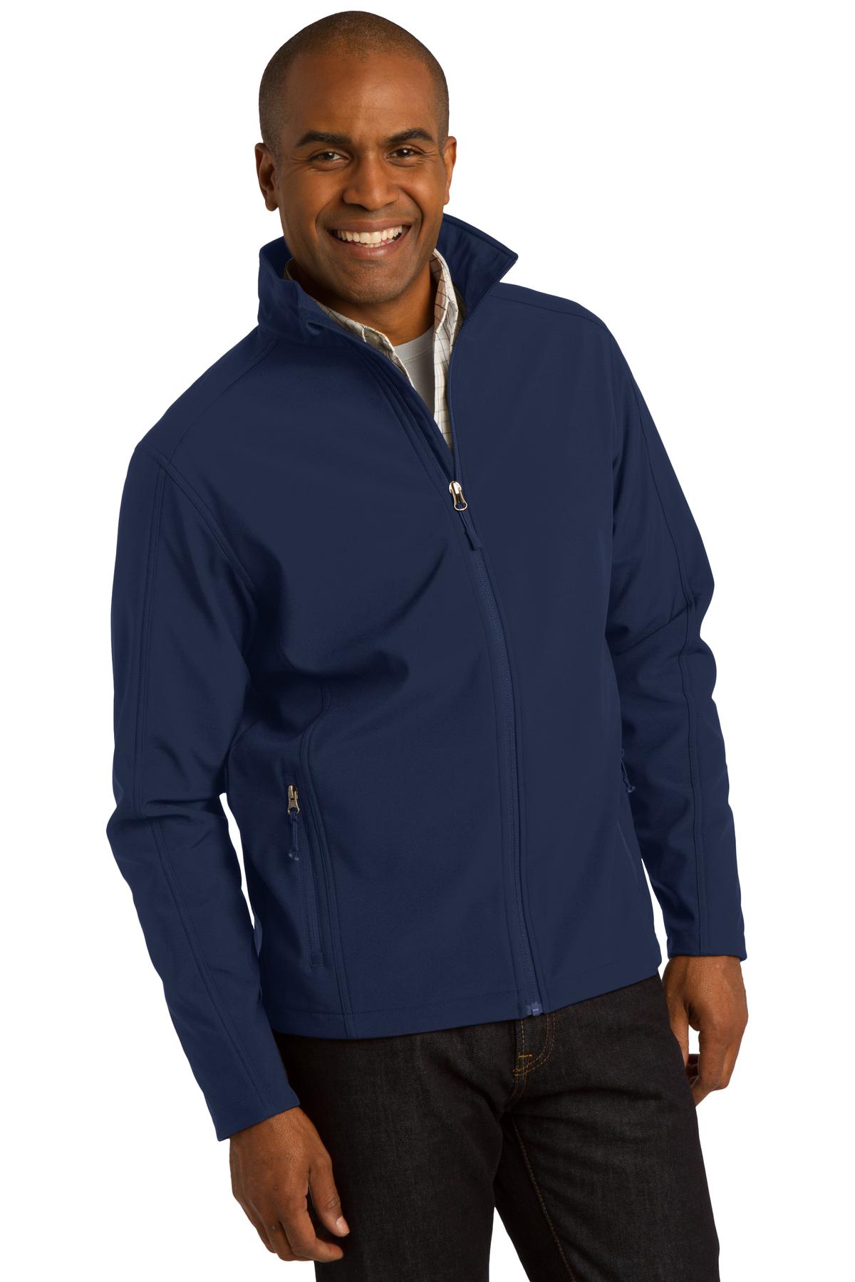 Dress Blue Nvy Port Authority Core Soft Shell Jacket. J317
