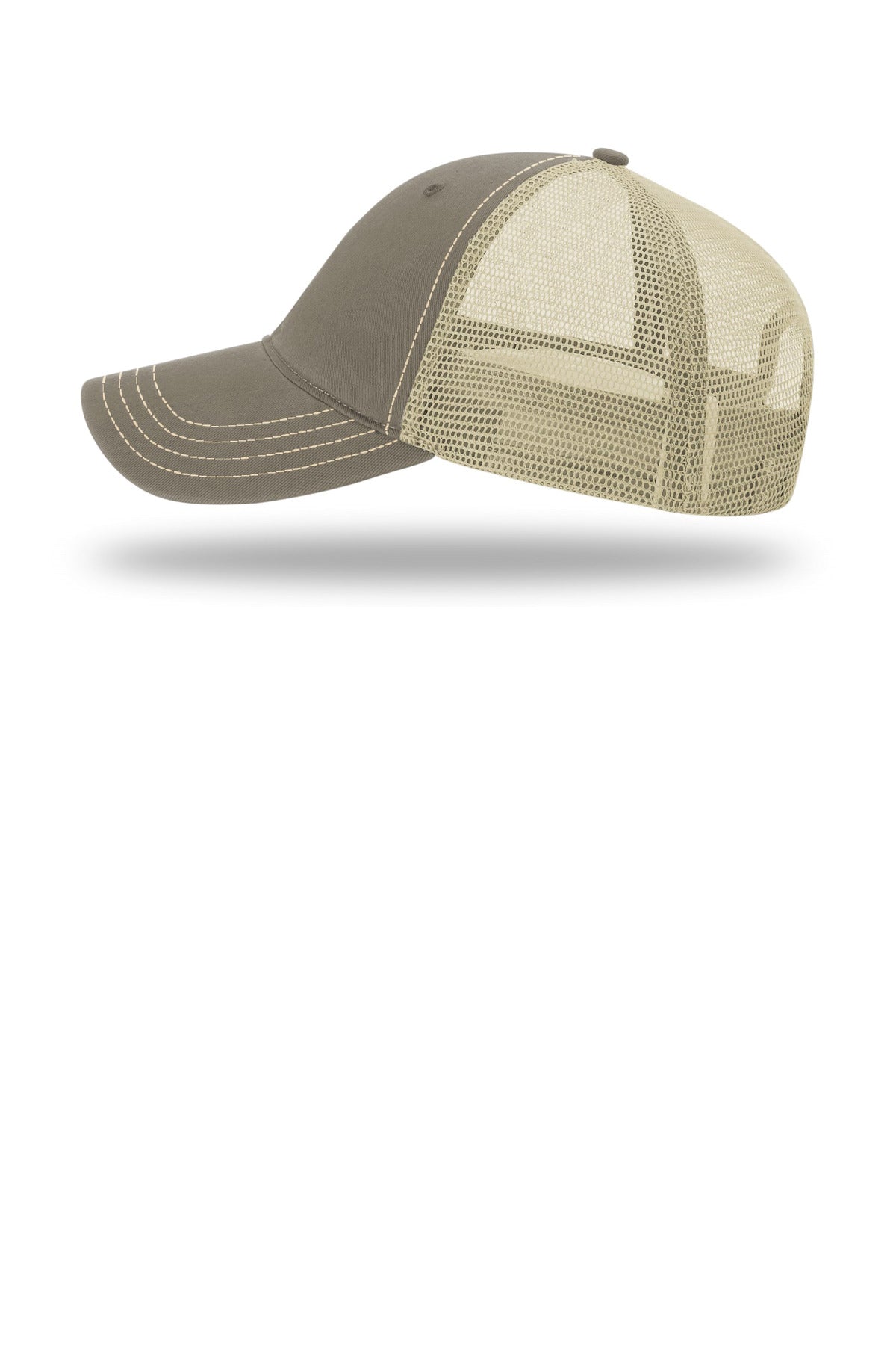 Drftwd/Khk Richardson Garment Washed Trucker 111
