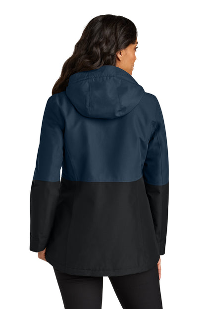 DsBNv/DpBk Port Authority Women's Insulated Heavy Ripstop Jacket L721