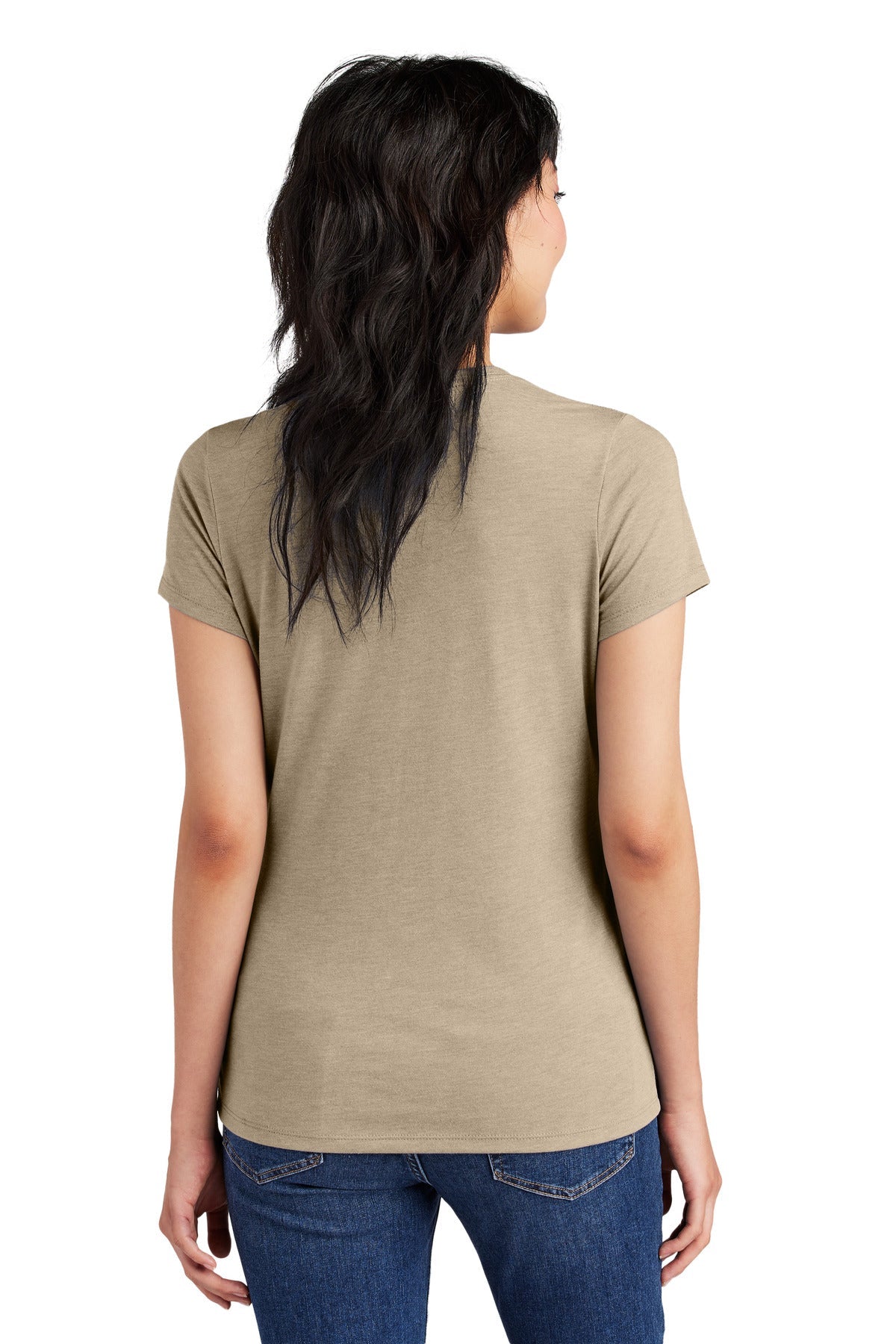 DsrtTanHtr District Women's Perfect Tri Tee. DM130L