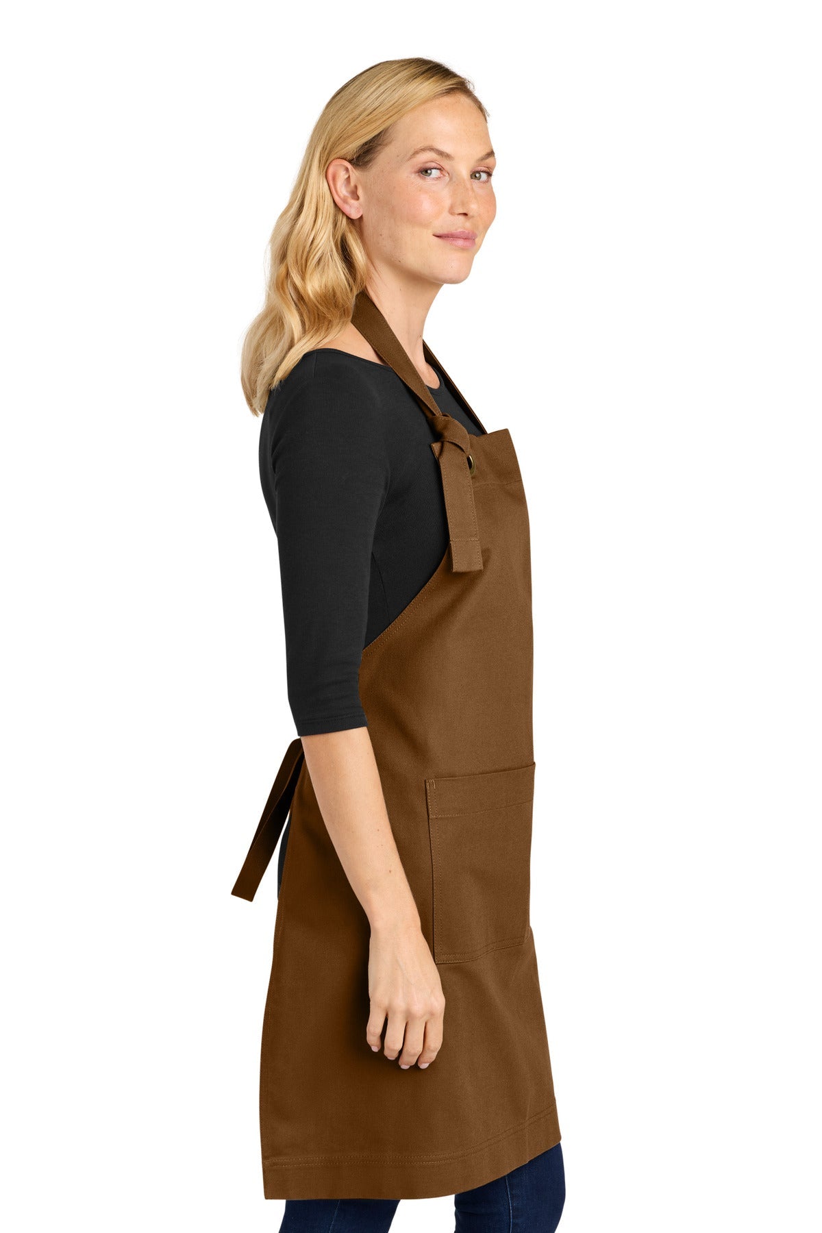 DuckBrown Port Authority Signature Heavy Twill Bib Apron A900