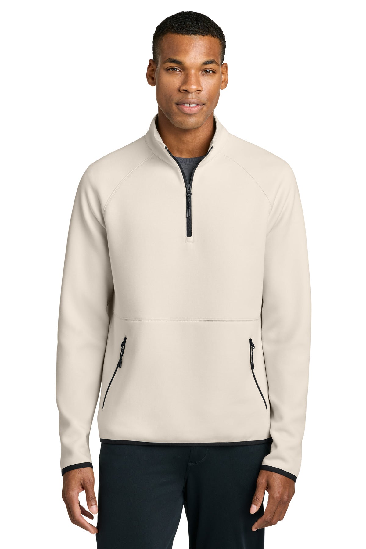 Ecru Sport-Tek Phenom 1/4-Zip ST841