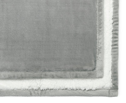 Elephant Minkie Sherpa Baby Blanket plain