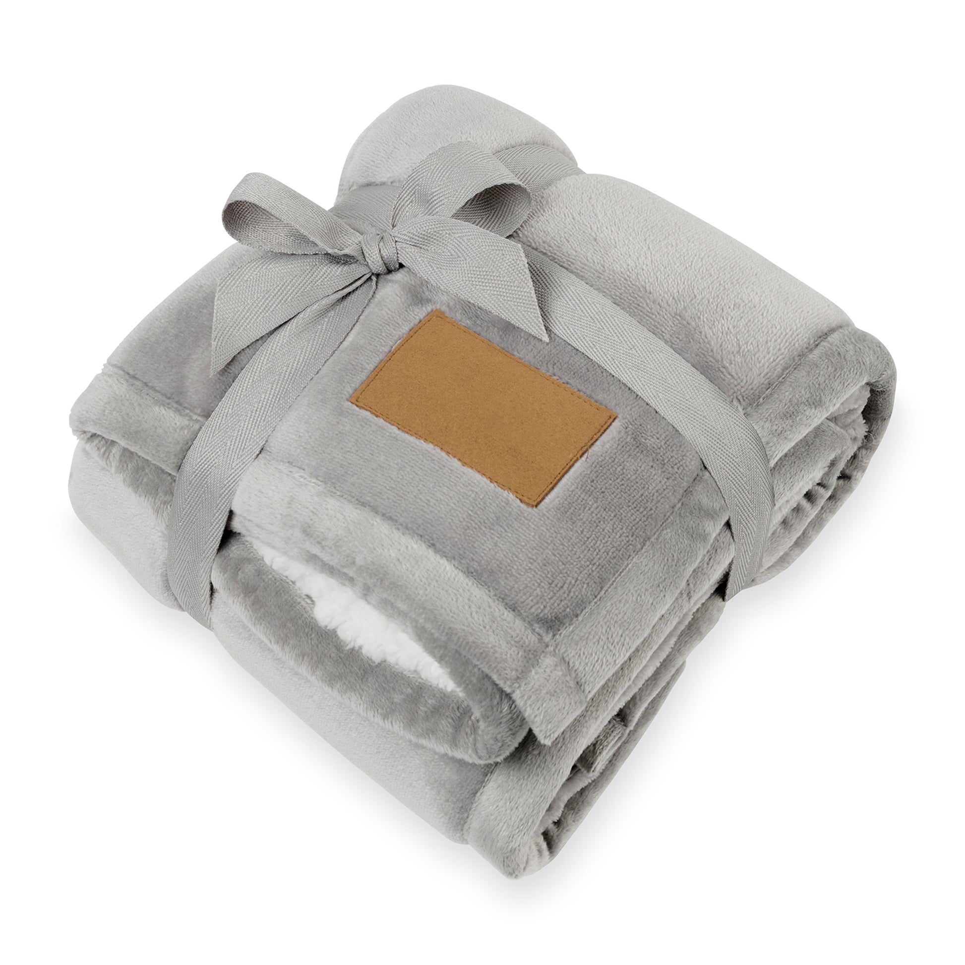 Elephant Minkie Sherpa Baby Blanket plain