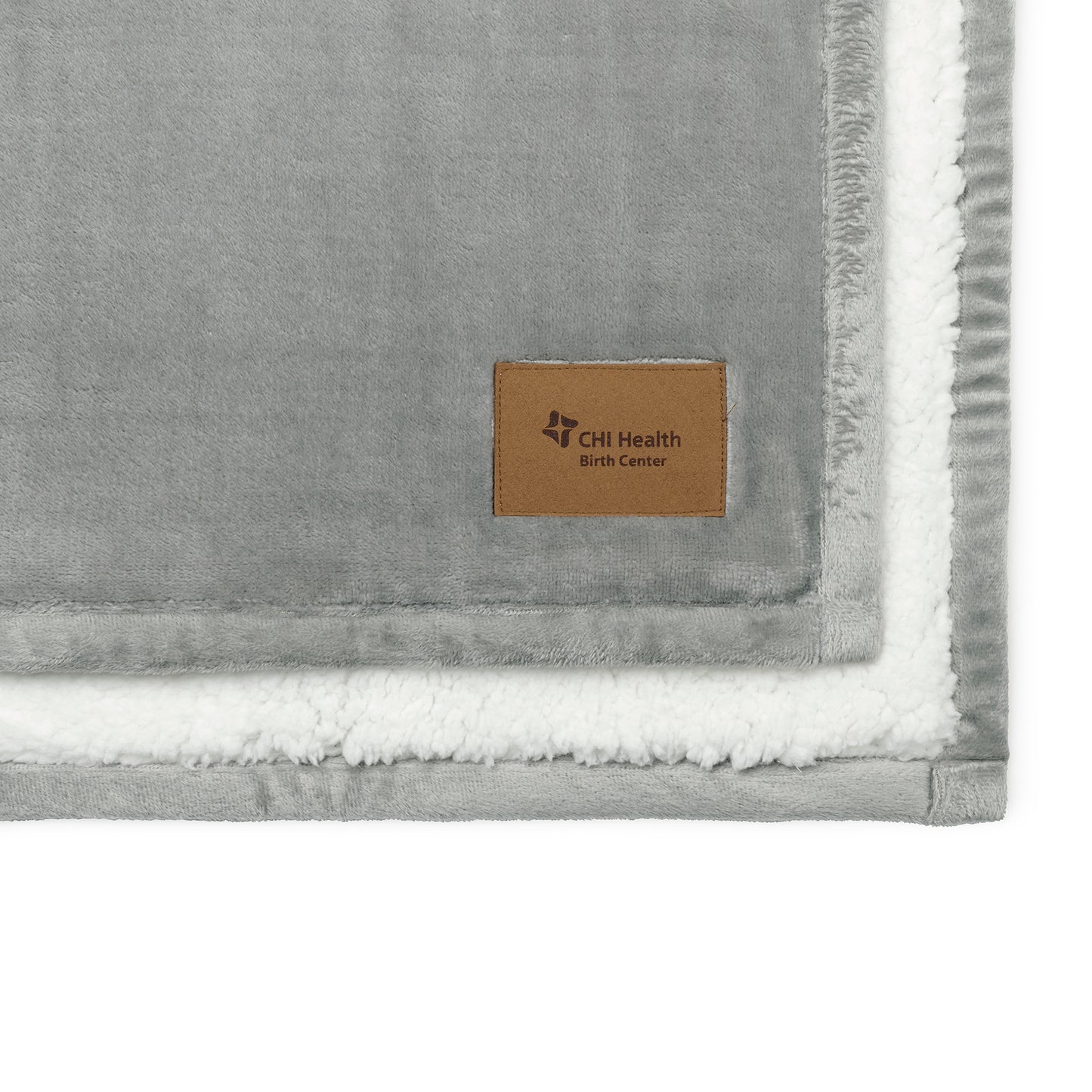 Elephant Minkie Sherpa Baby Blanket