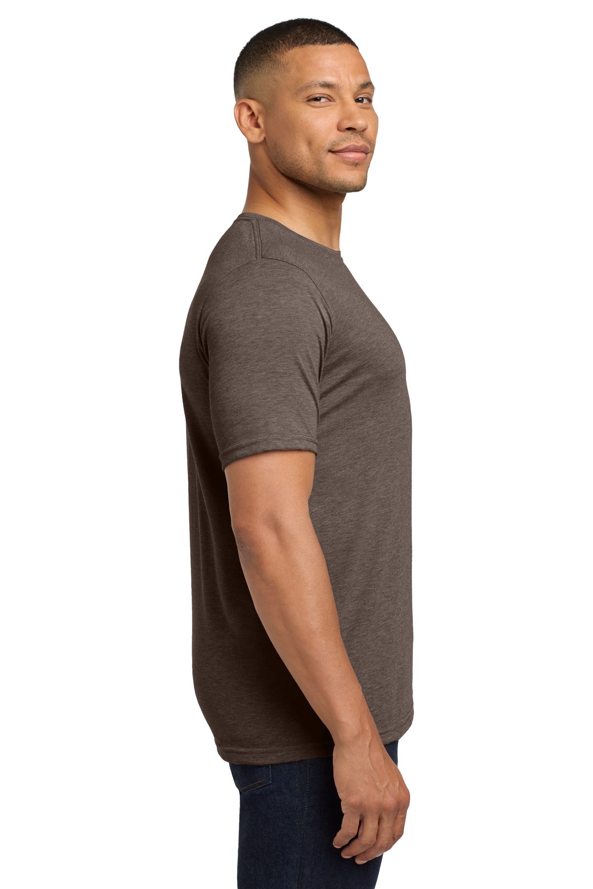 Espresso Next Level Apparel Adult Poly/Cotton Tee. NL6200