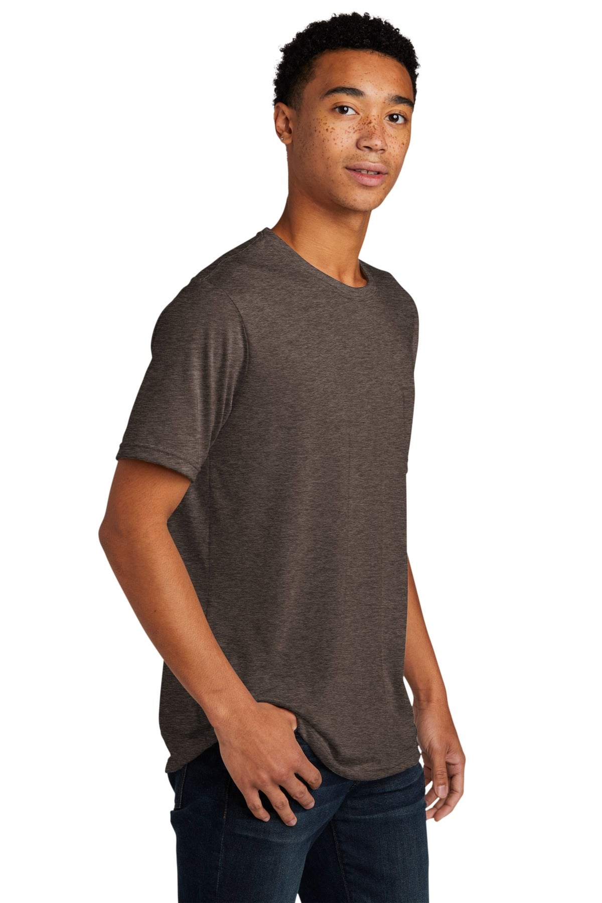 Espresso Next Level Apparel Adult Poly/Cotton Tee. NL6200