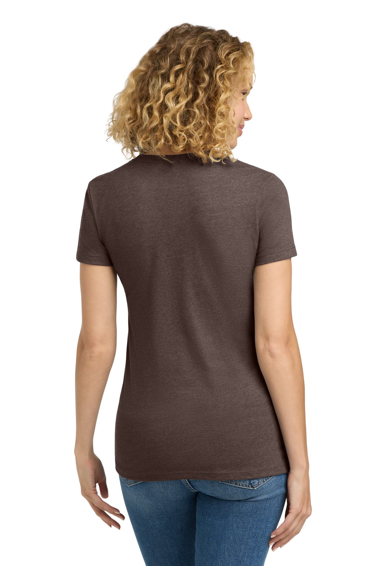 Espresso Next Level Apparel Women's CVC Tee. NL6610