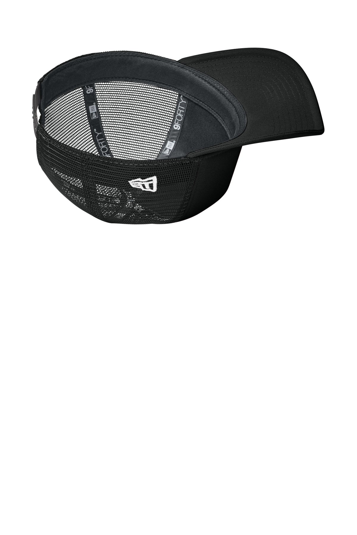 FlagBlk/Bk New Era A-Frame Snapback Mesh Back Cap NE212