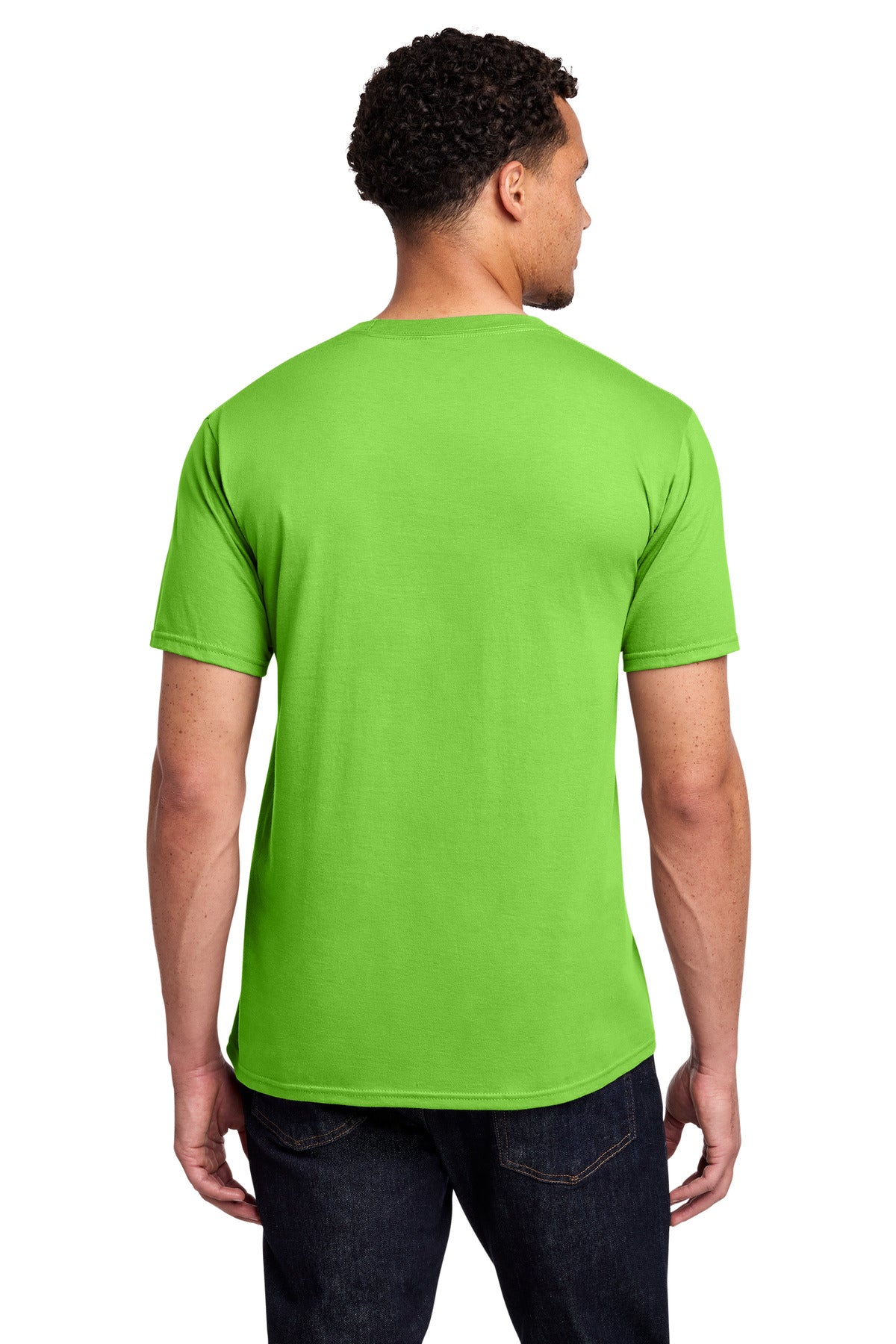 Flash Green Port & Co Fan Favorite Tee. PC450