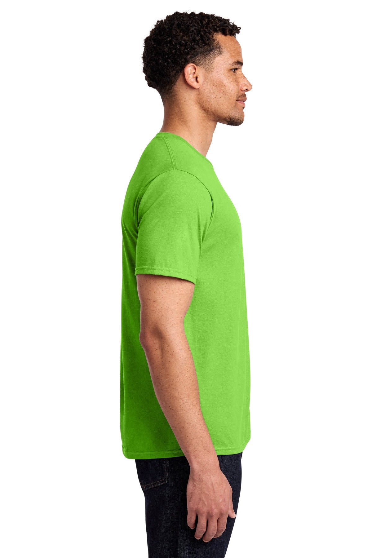 Flash Green Port & Co Fan Favorite Tee. PC450