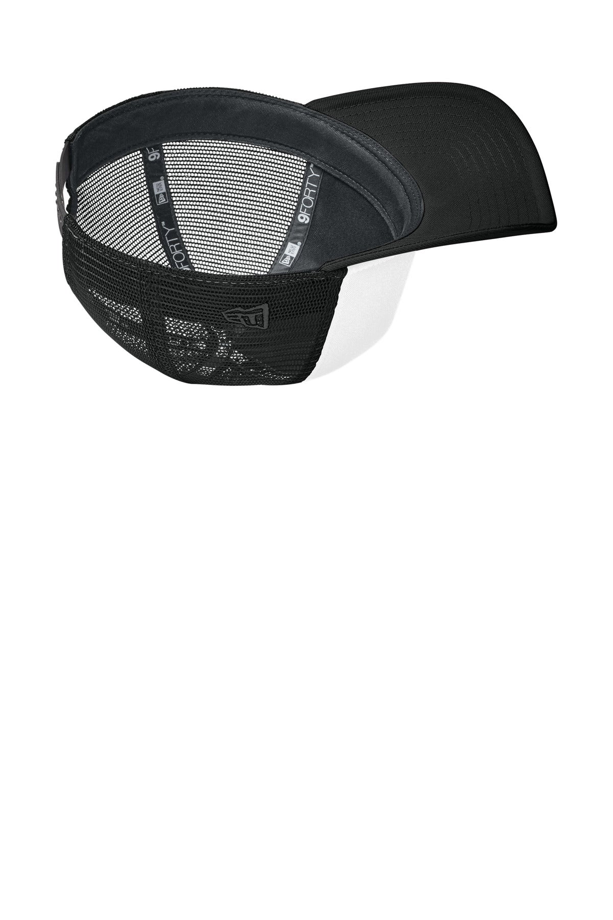 FlgW/Bk/Bk New Era A-Frame Snapback Mesh Back Cap NE212