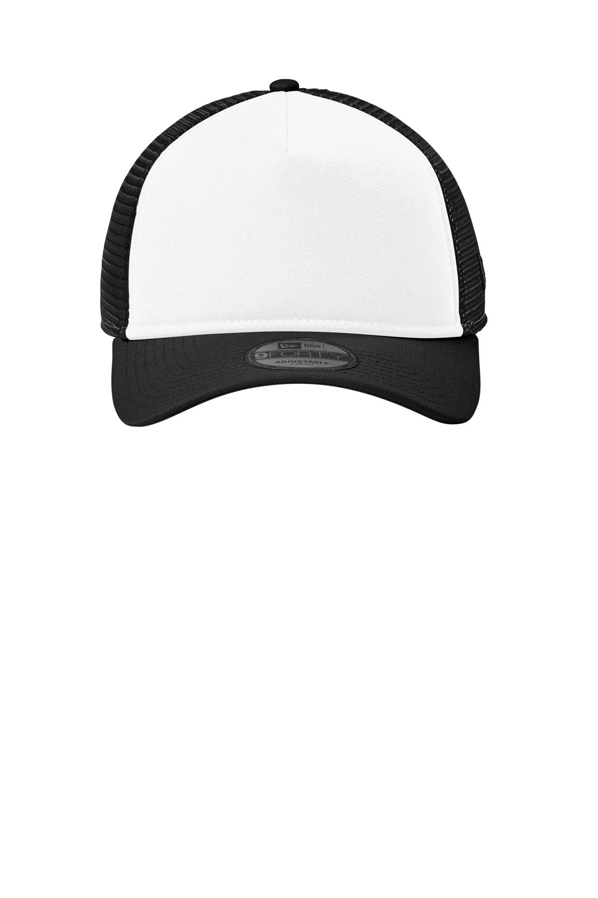 FlgW/Bk/Bk New Era A-Frame Snapback Mesh Back Cap NE212