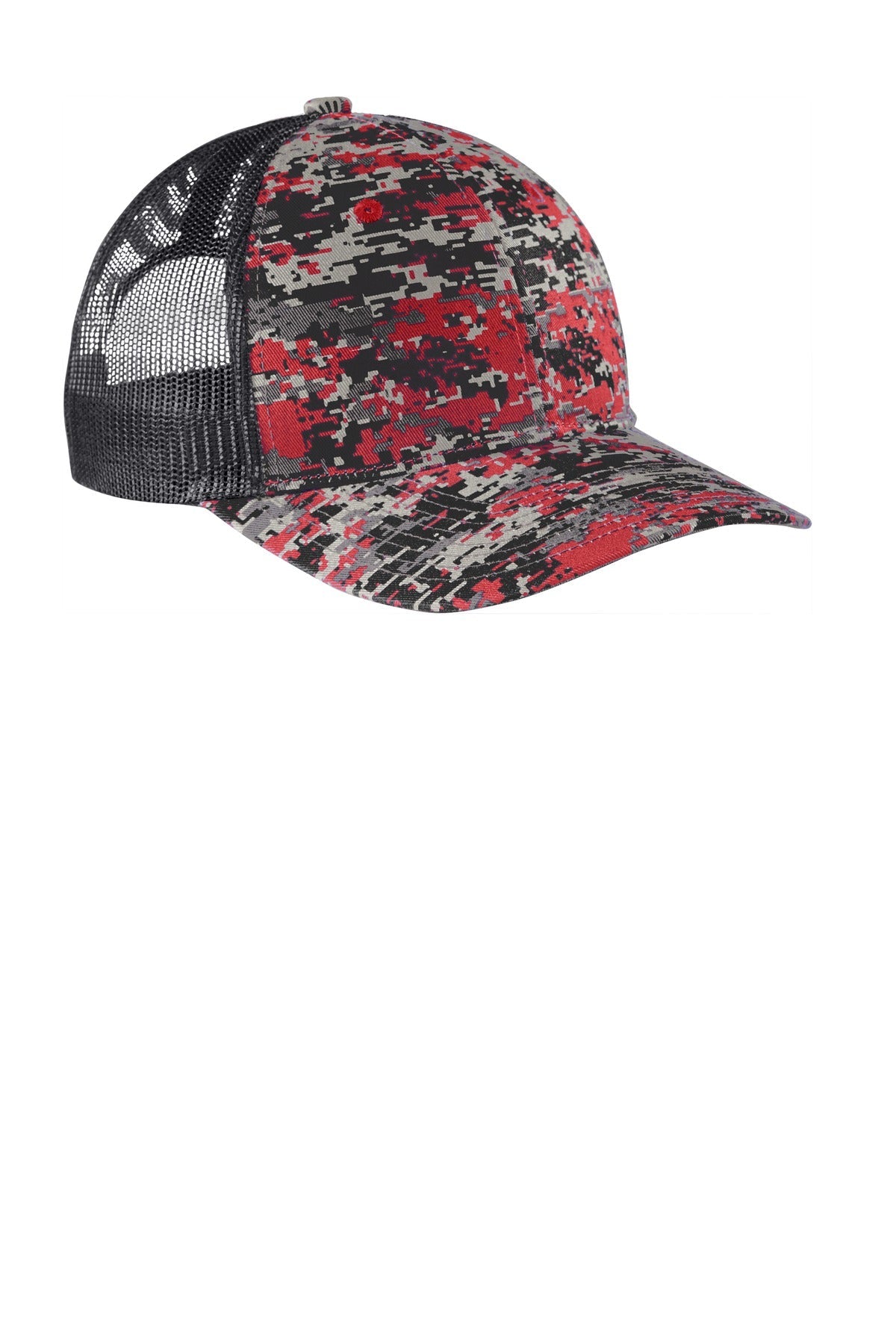 FlmRDg/GSt Port Authority Digi Camo Snapback Trucker Cap C404
