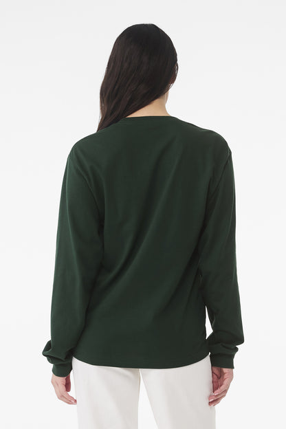Forest BELLA+CANVAS Unisex 6-Ounce Heavyweight Long Sleeve Tee BC3511
