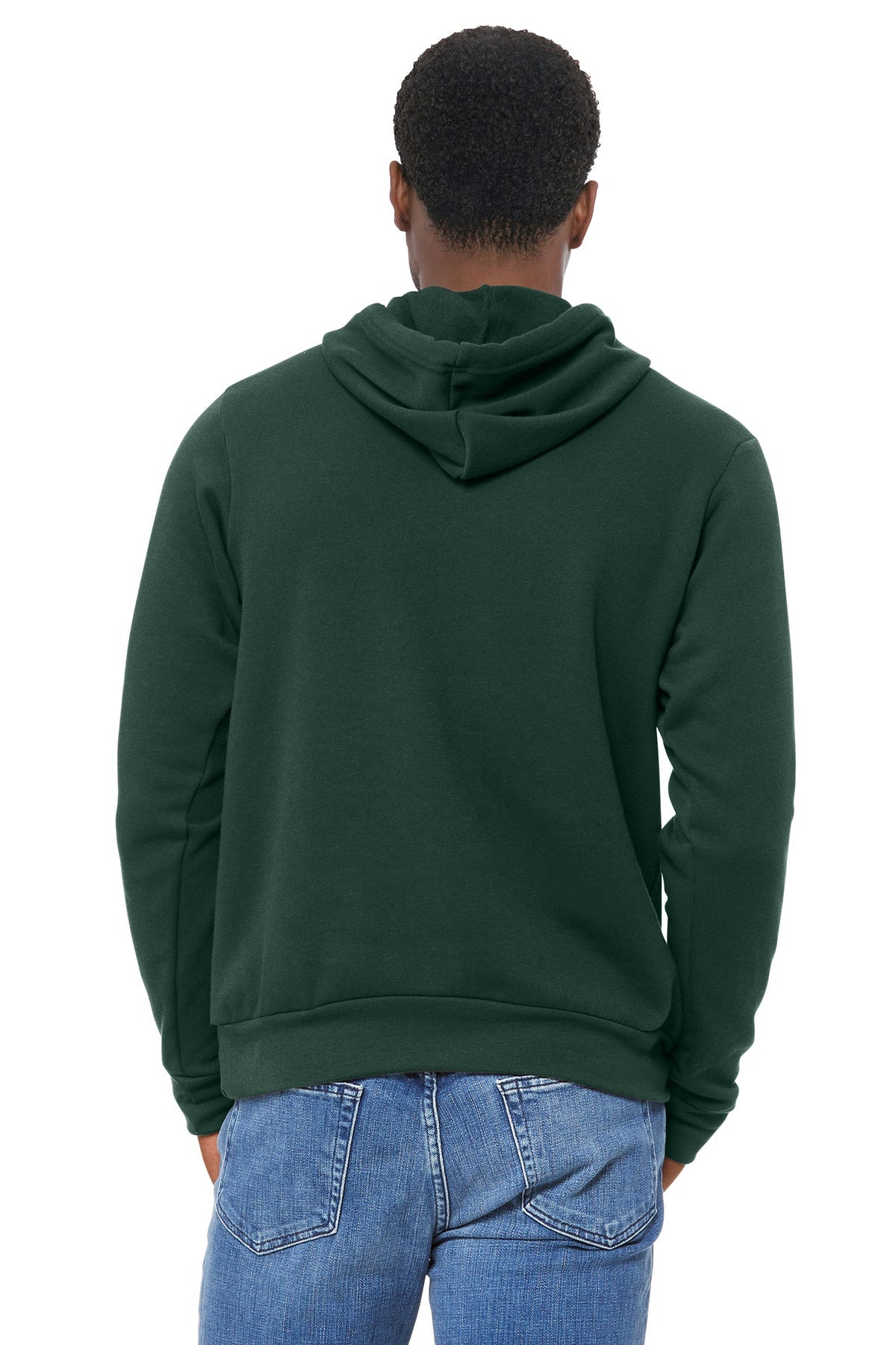 FOREST BELLA+CANVAS Unisex Sponge Fleece Pullover Hoodie. BC3719
