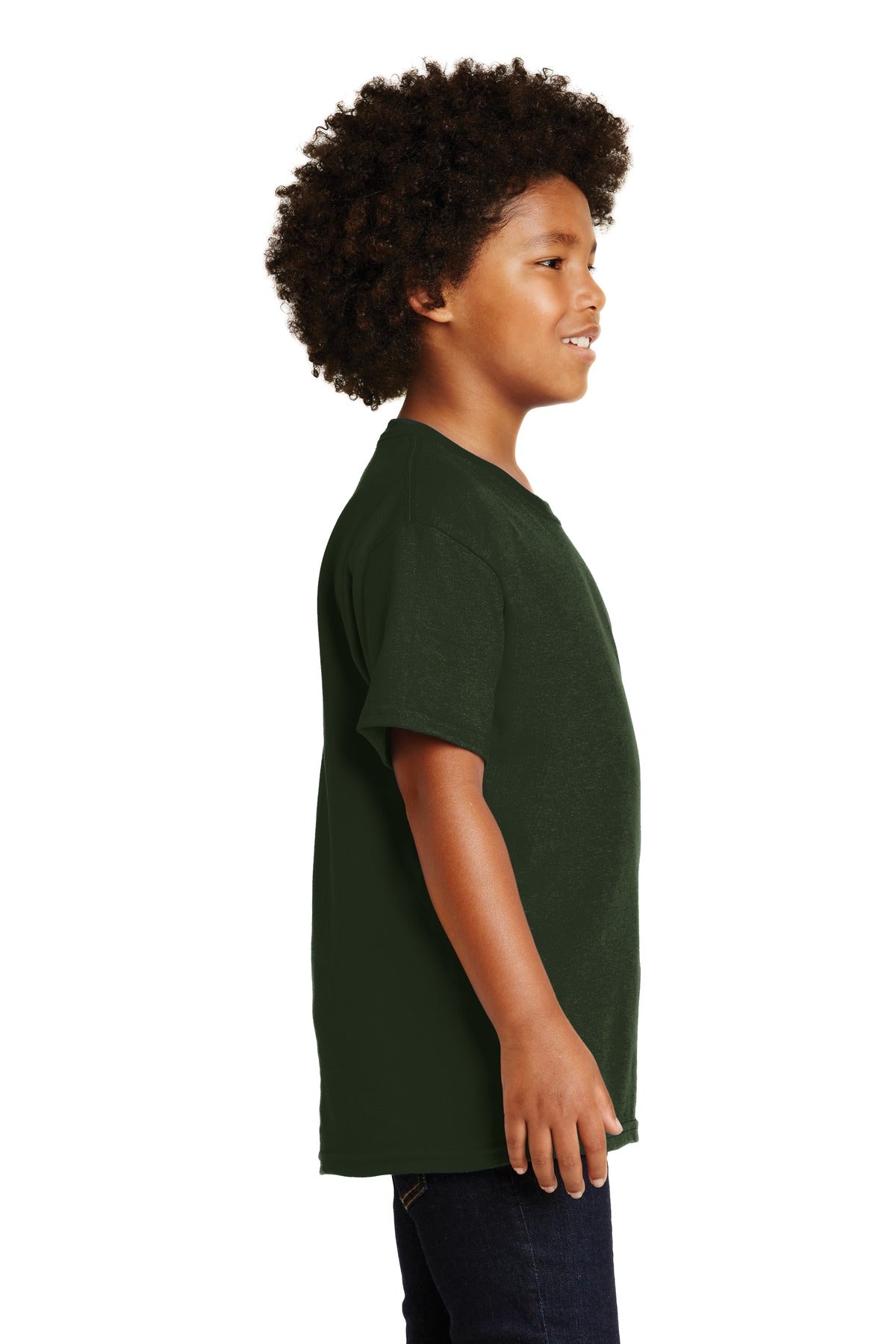 Forest Gildan - Youth Ultra Cotton 100% US Cotton T-Shirt. 2000B