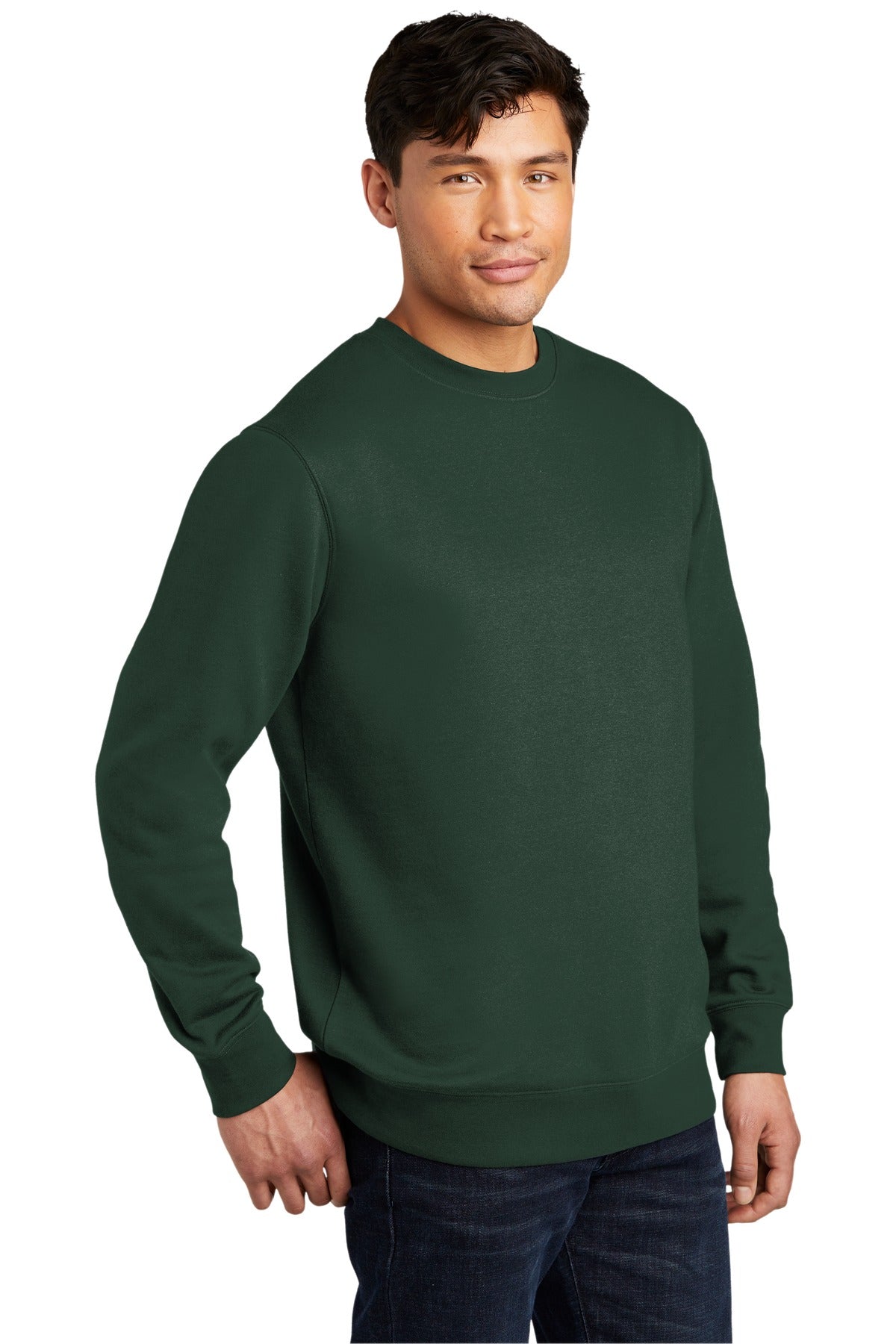 Forest Green District V.I.T. Fleece Crew DT6104