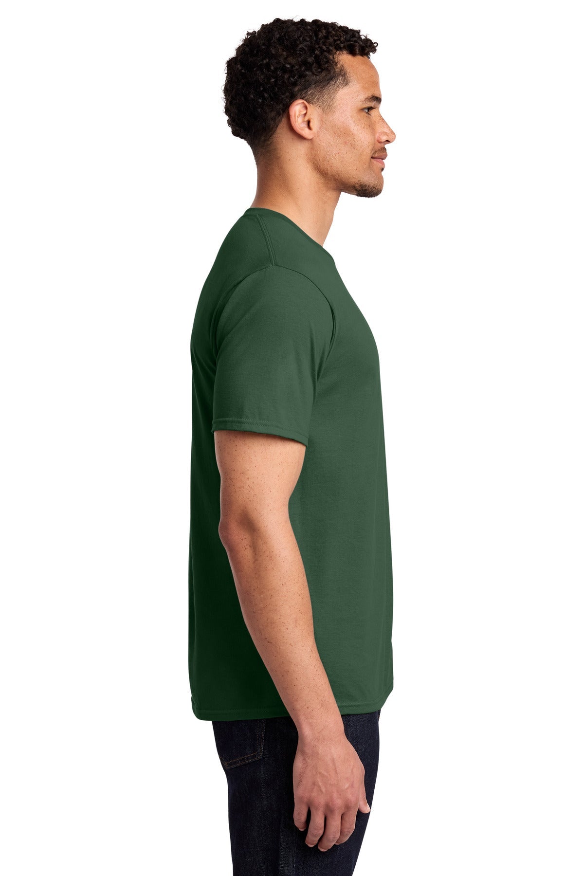 Forest Green Port & Co Fan Favorite Tee. PC450