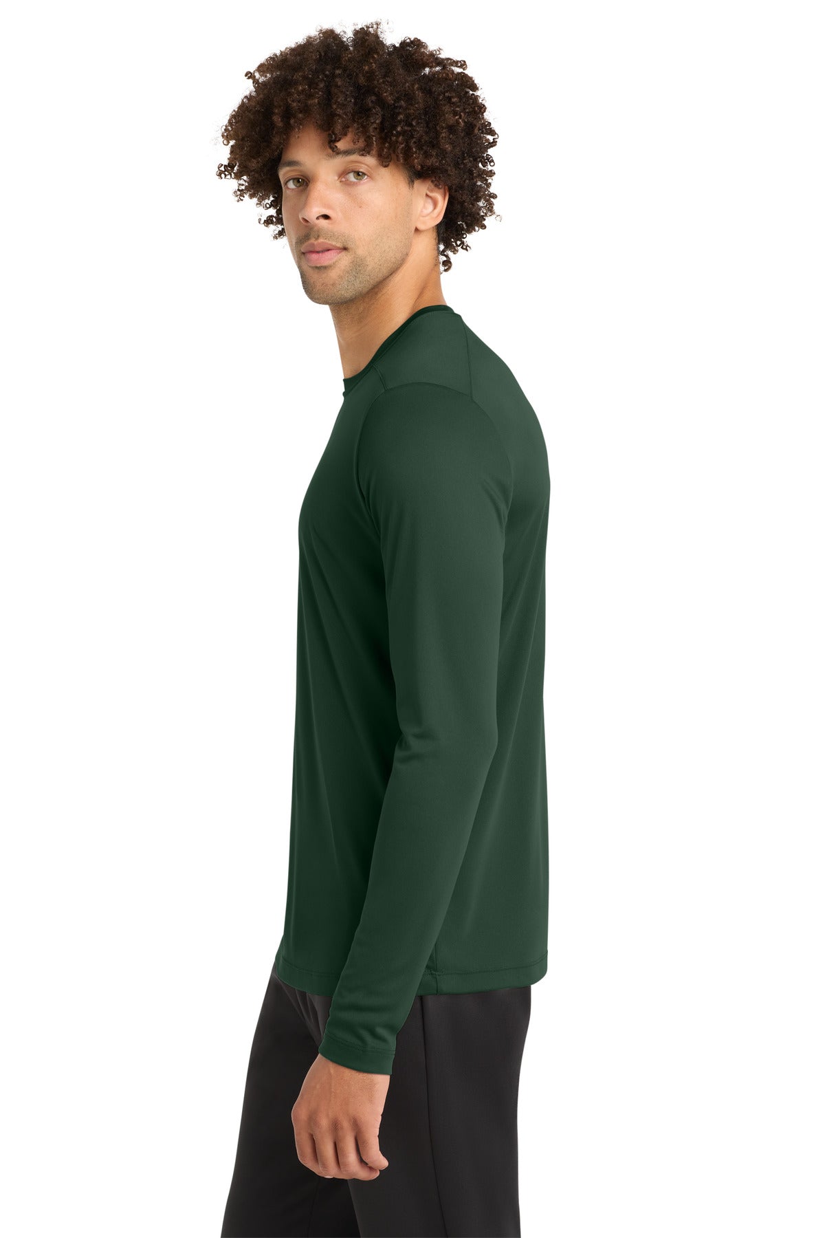 Forest Green Sport-Tek Posi-UV Pro Long Sleeve Tee. ST420LS