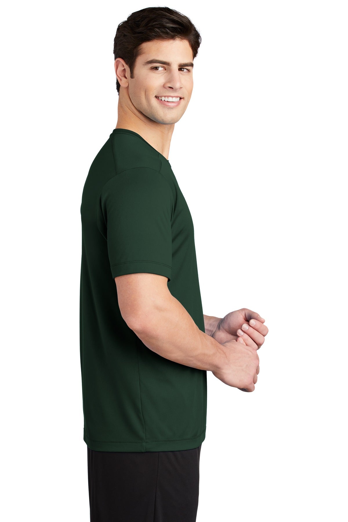 Forest Green Sport-Tek Posi-UV Pro Tee. ST420