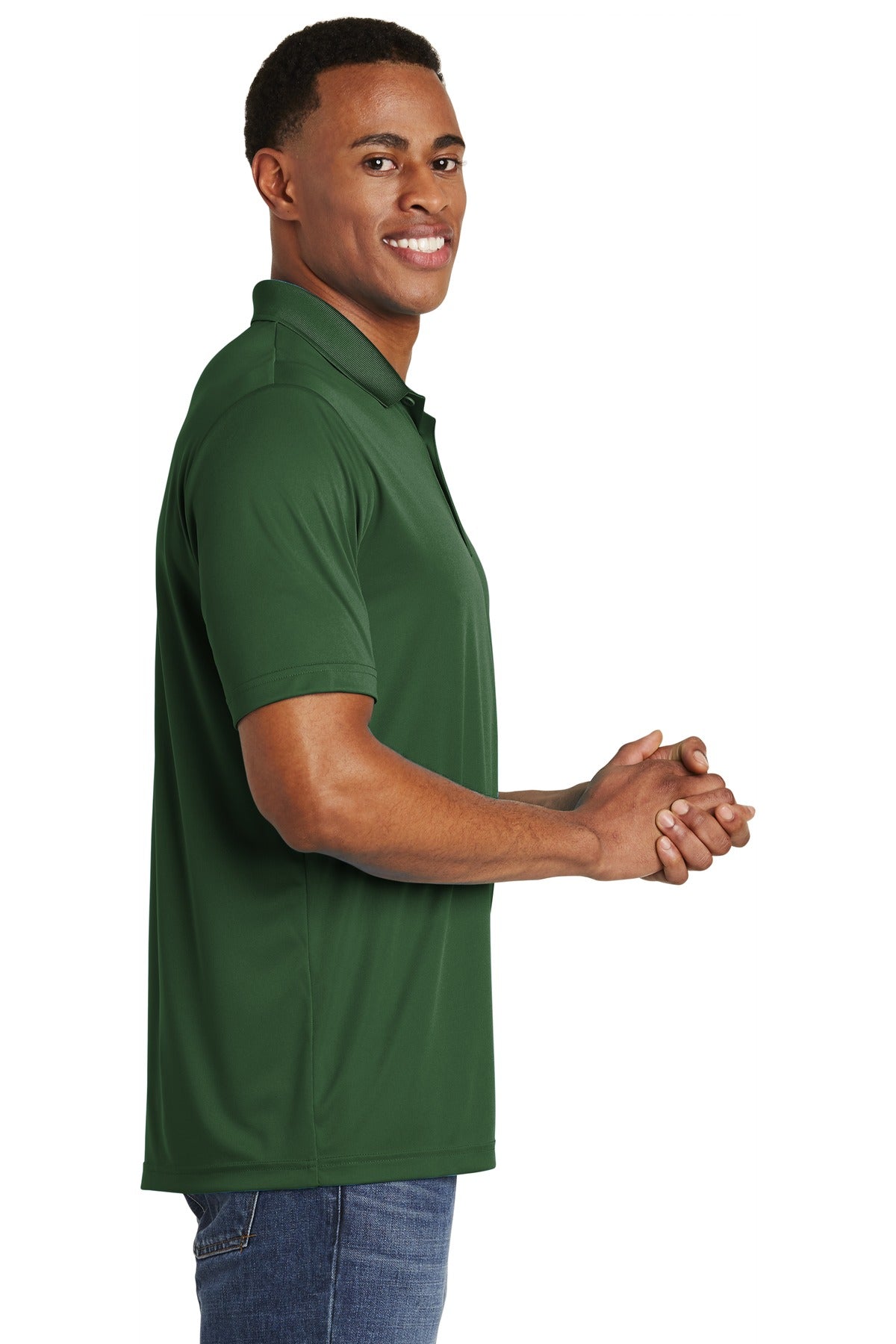Forest Green Sport-Tek PosiCharge Competitor Polo. ST550