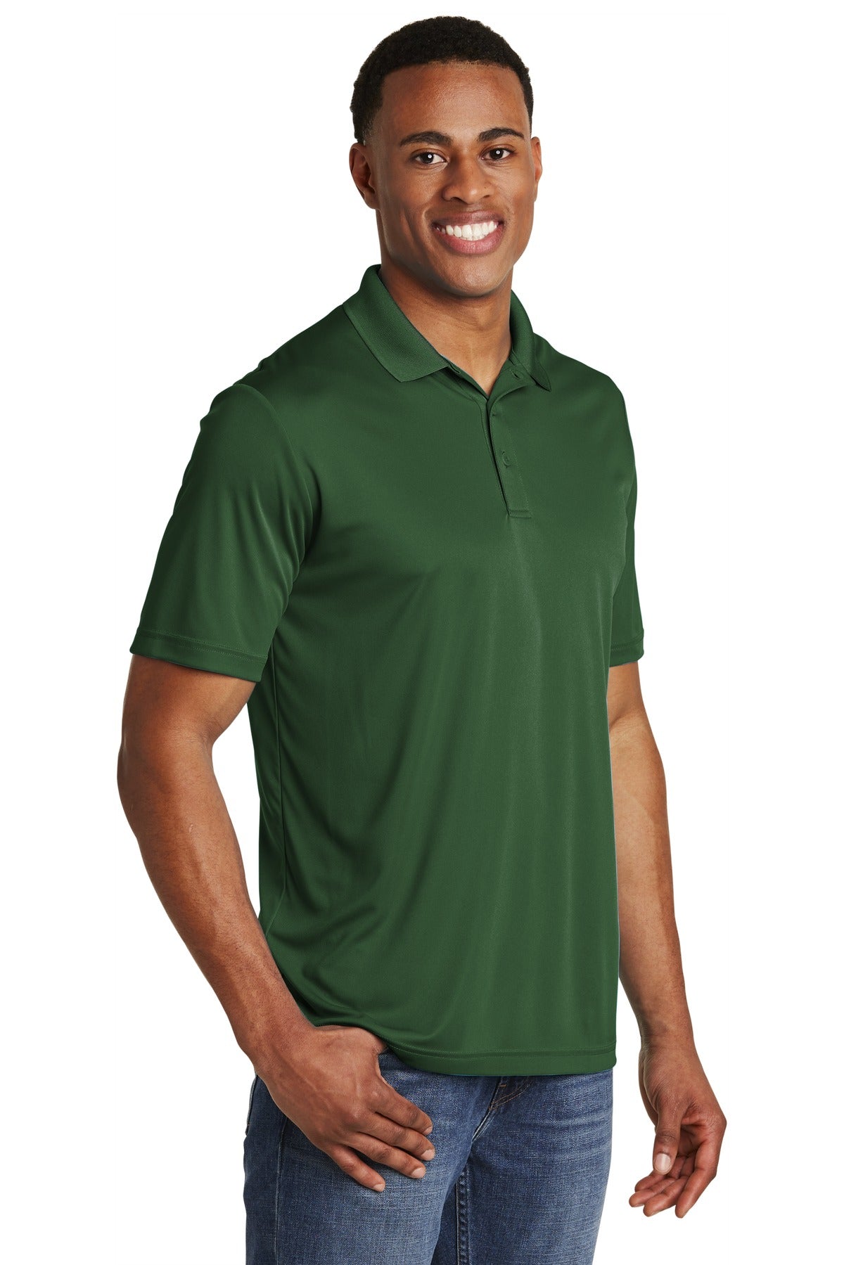 Forest Green Sport-Tek PosiCharge Competitor Polo. ST550