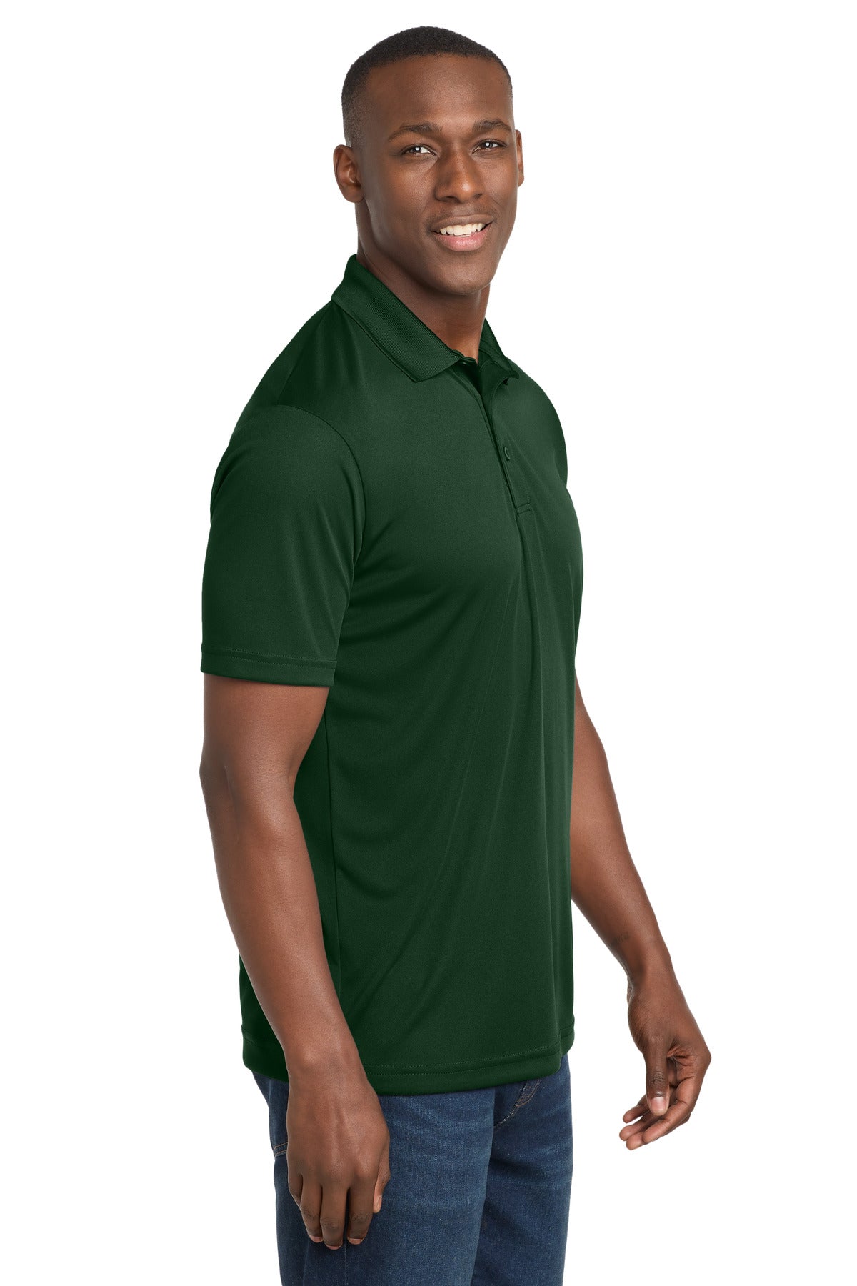 Forest Green Sport-Tek PosiCharge Competitor Polo. ST550