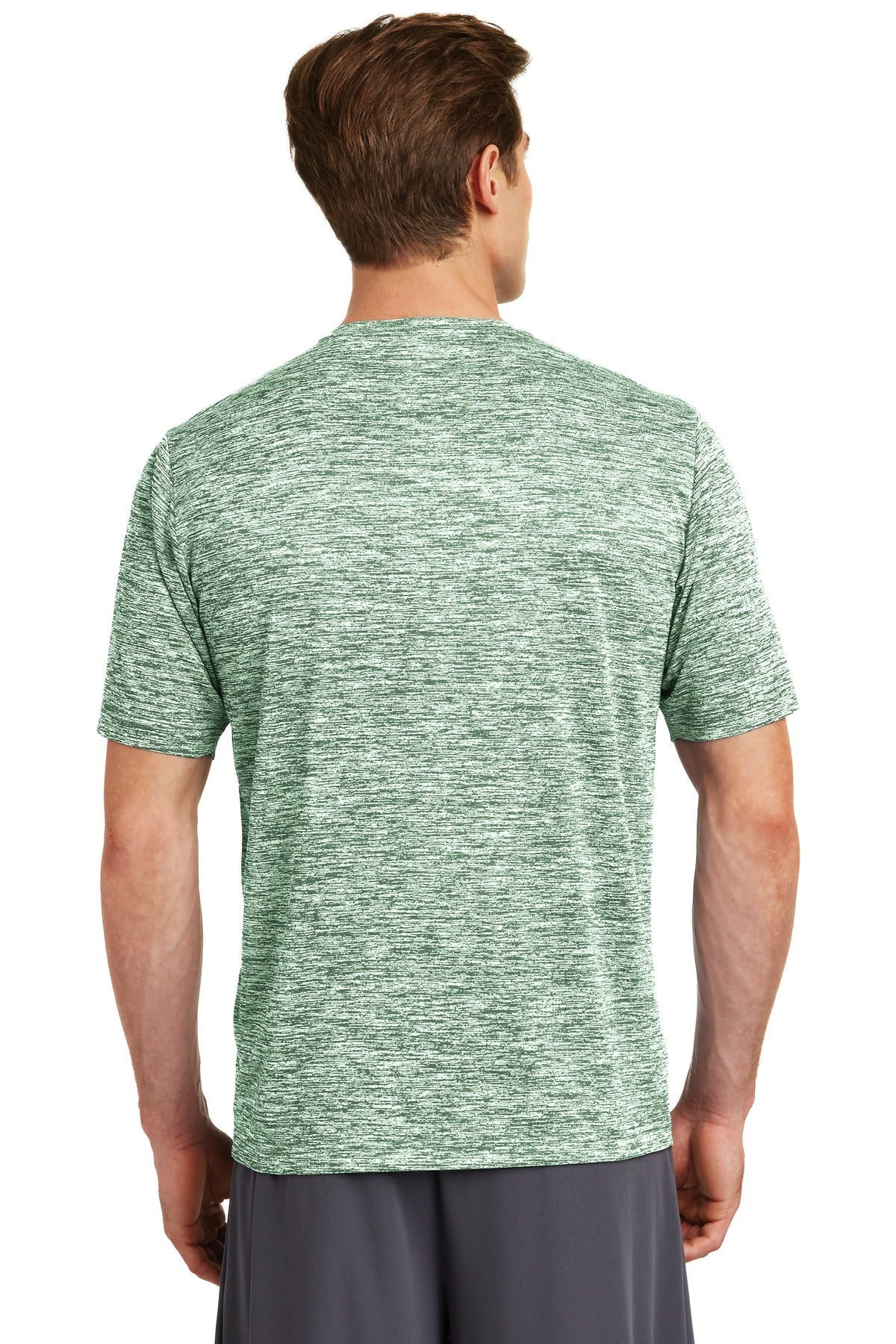 Forest Grn Ele Sport-Tek PosiCharge Electric Heather Tee. ST390
