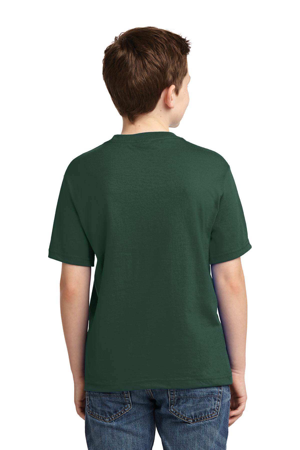 Forest Jerzees - Youth Dri-Power 50/50 Cotton/Poly T-Shirt. 29B