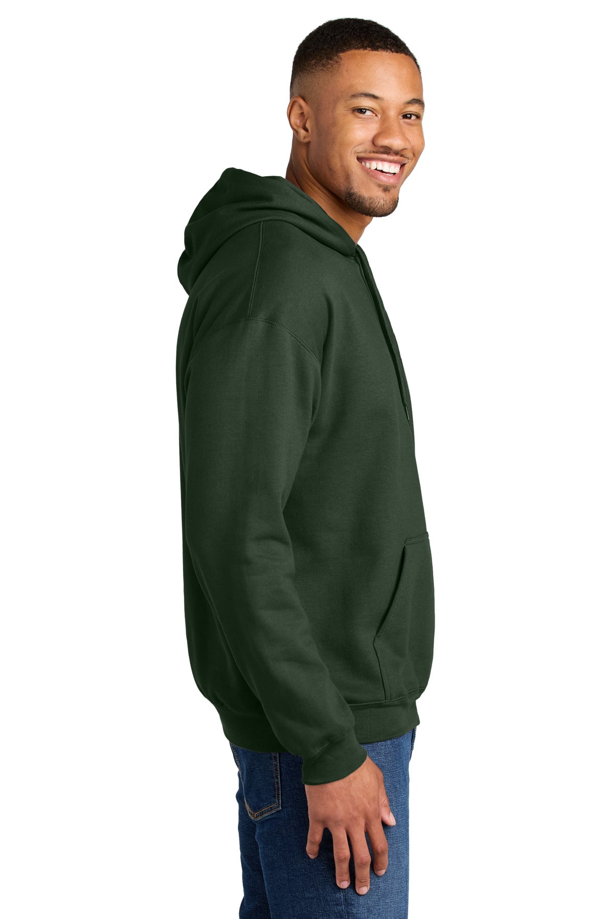 ForestGrn Gildan Softstyle Midweight Pullover Hooded Sweatshirt SF500