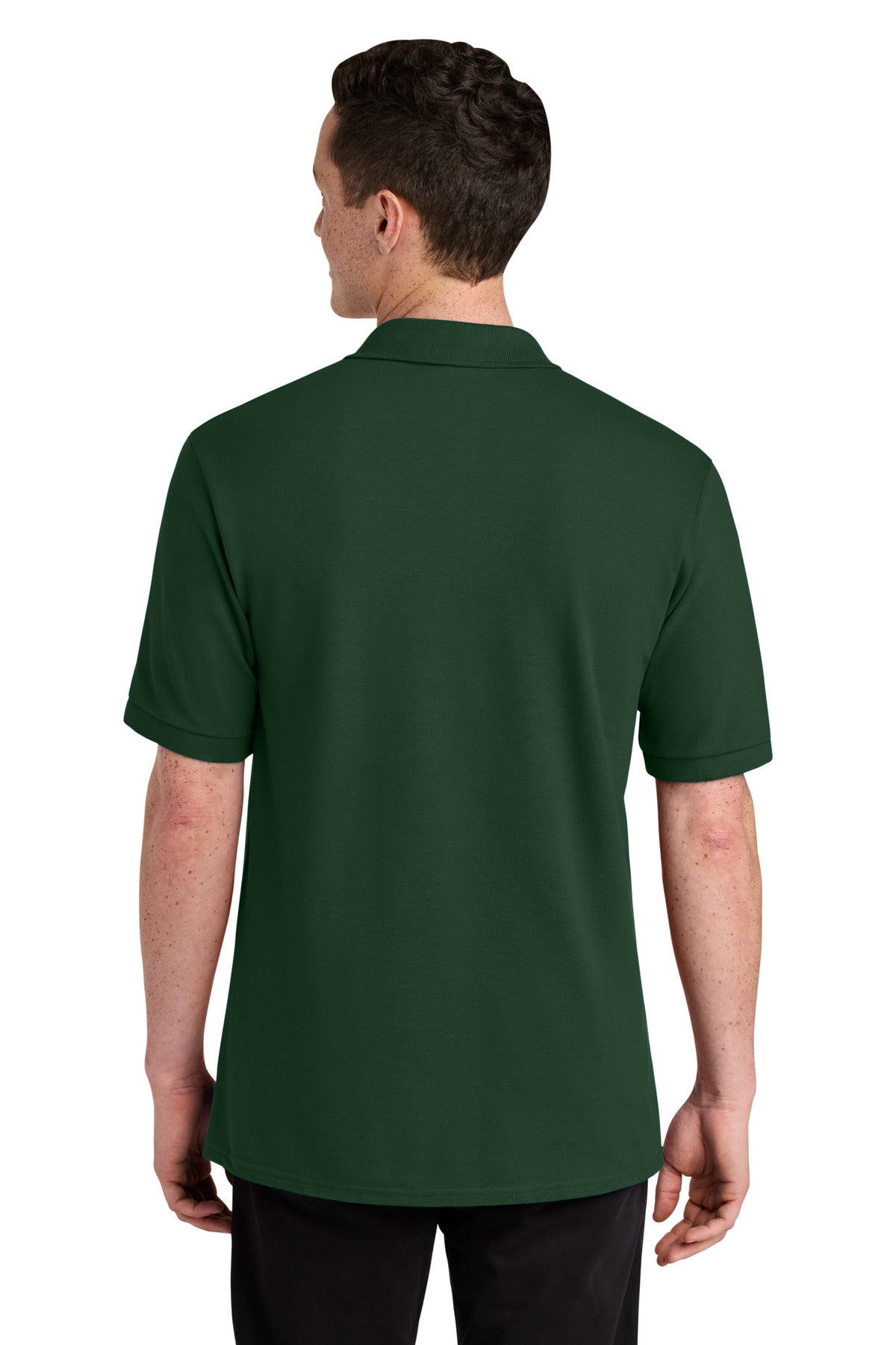 ForestGrn Jerzees Unisex Premium Ring Spun Cotton Pique Sport Shirt 443M