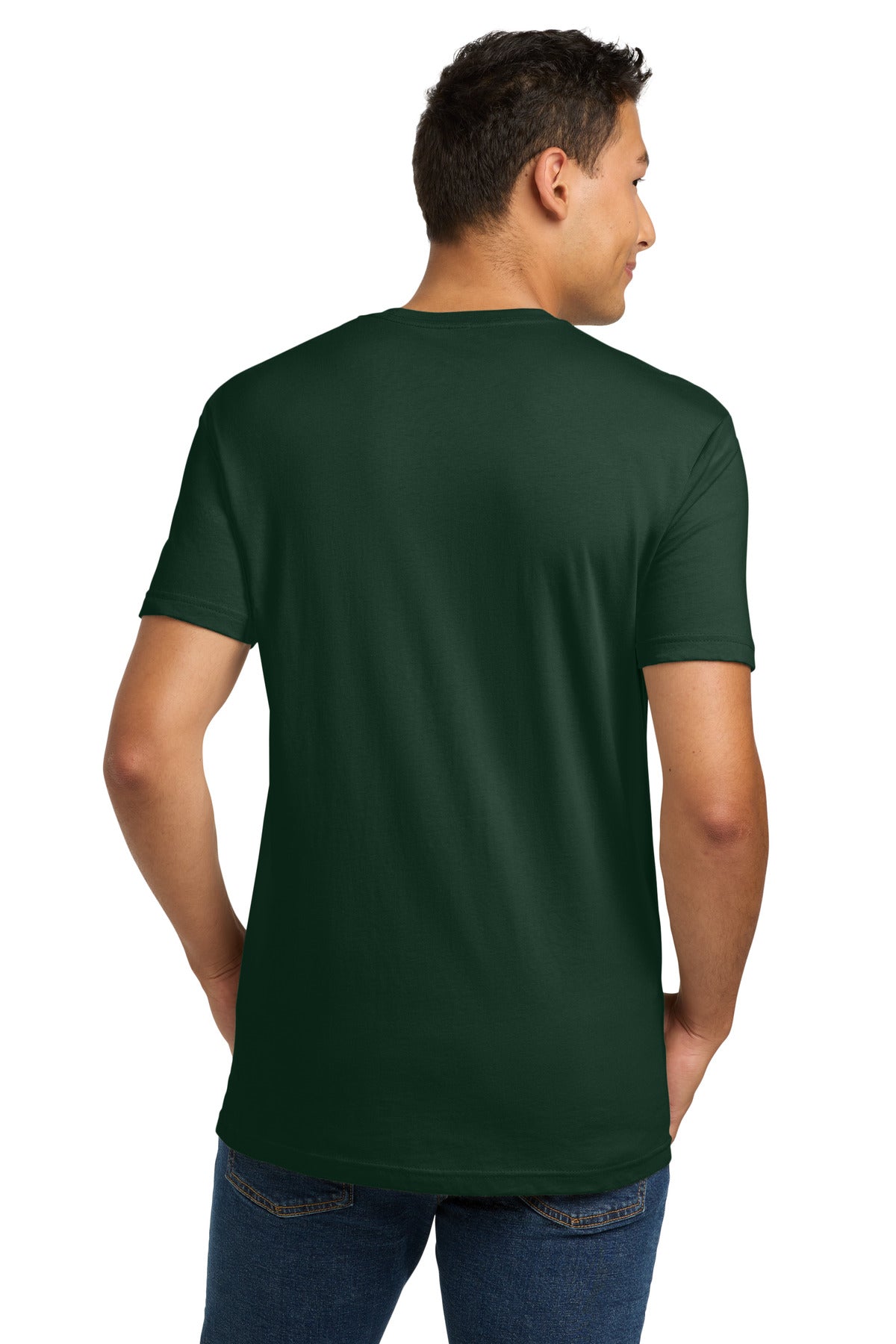 ForestGrn Next Level Apparel Adult Cotton Tee. NL3600