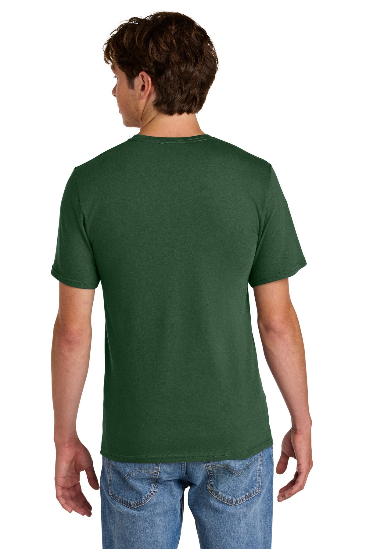 ForestGrn Port & Co Easy Cotton Tee PC43