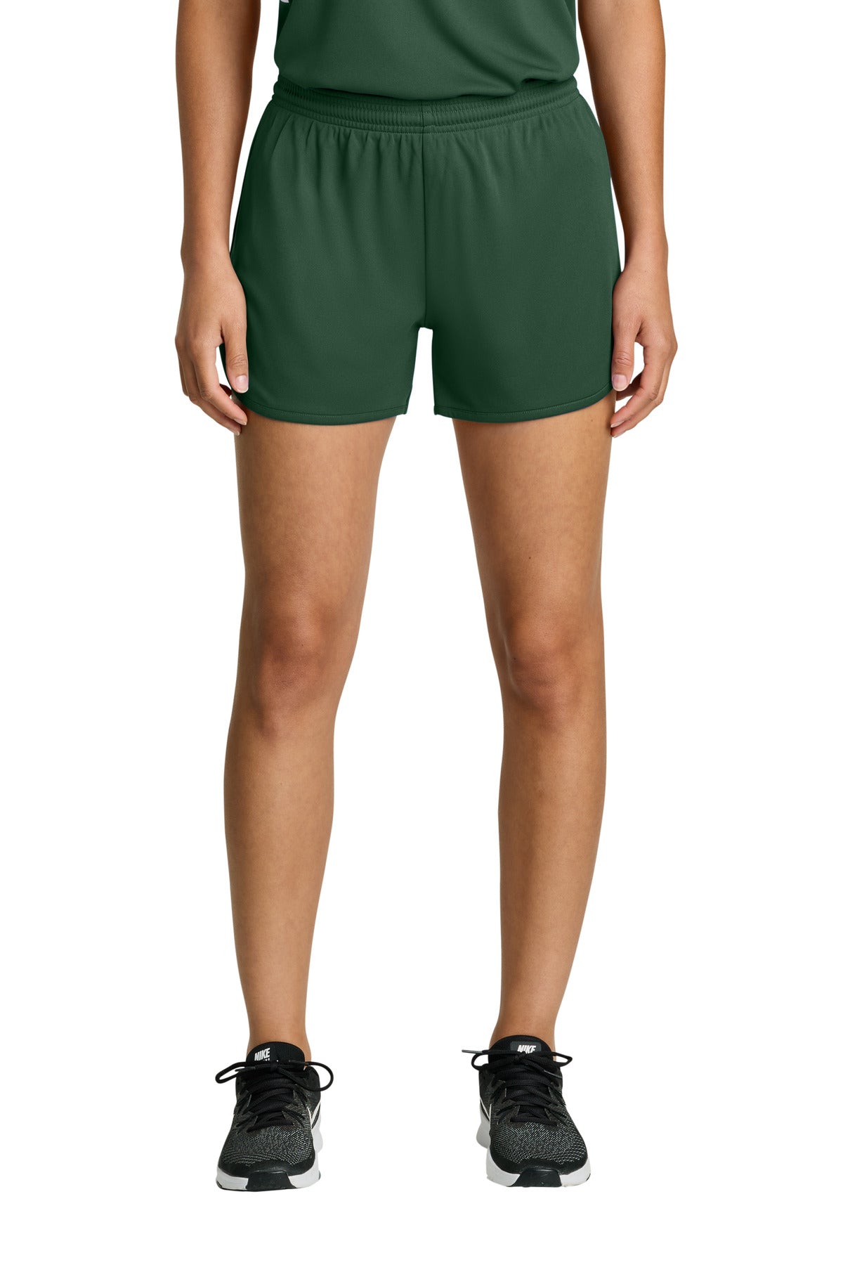 ForestGrn Sport-Tek Women's Club 3" Track Short LST447