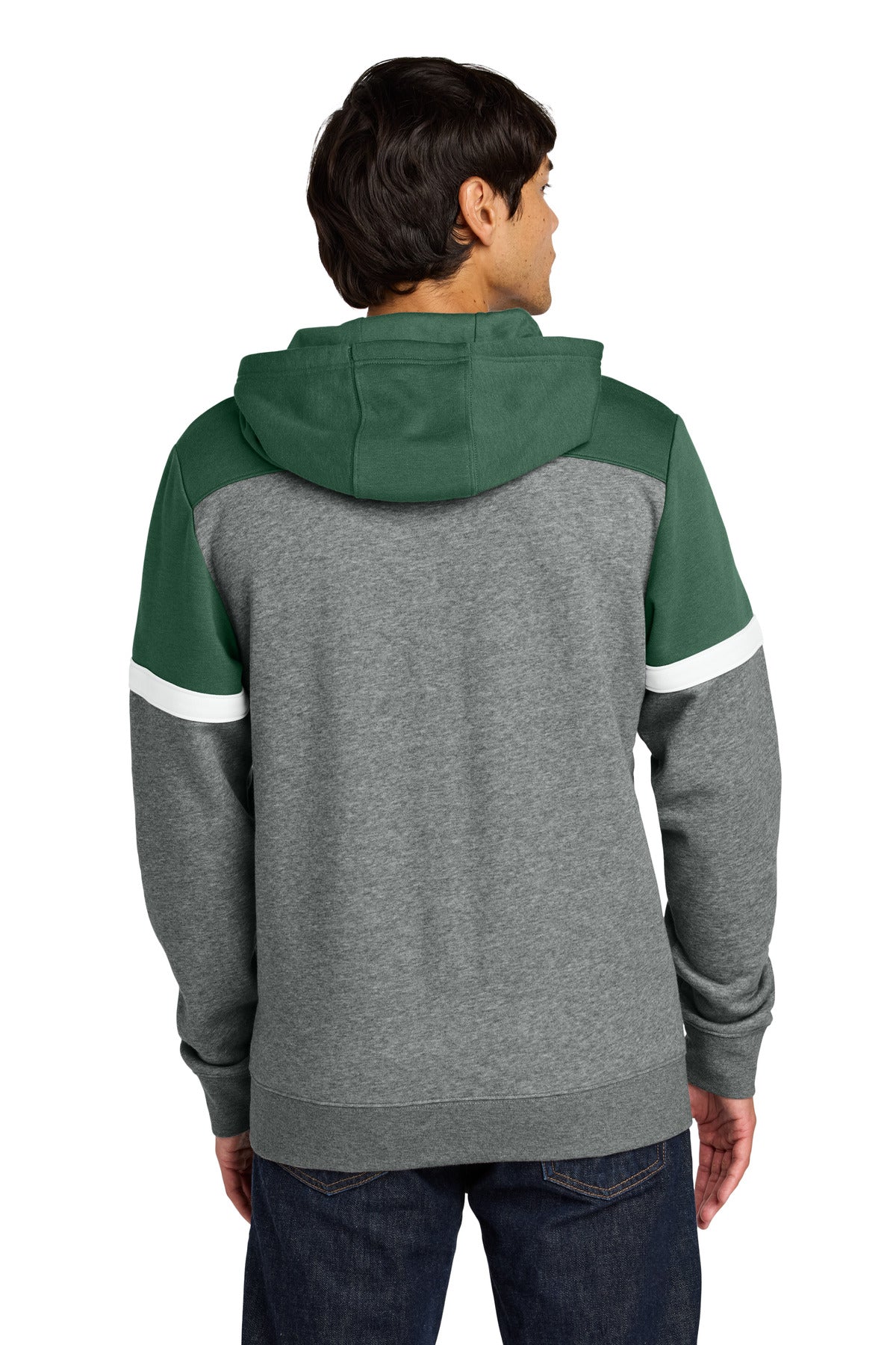FrGn/VtgH Sport-Tek Drive Fleece Colorblock Hoodie STF205