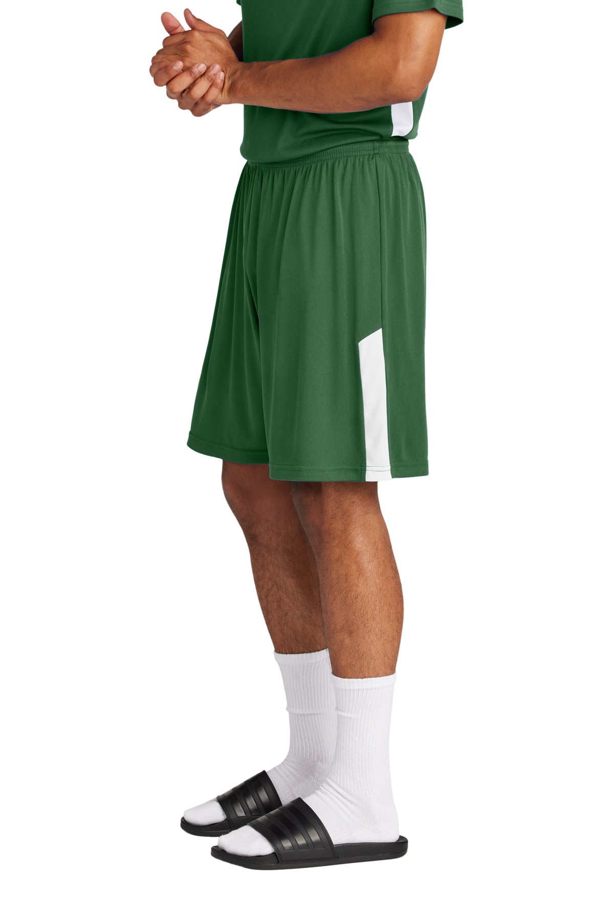 FrGn/White Sport-Tek Competitor United 7" Short ST103